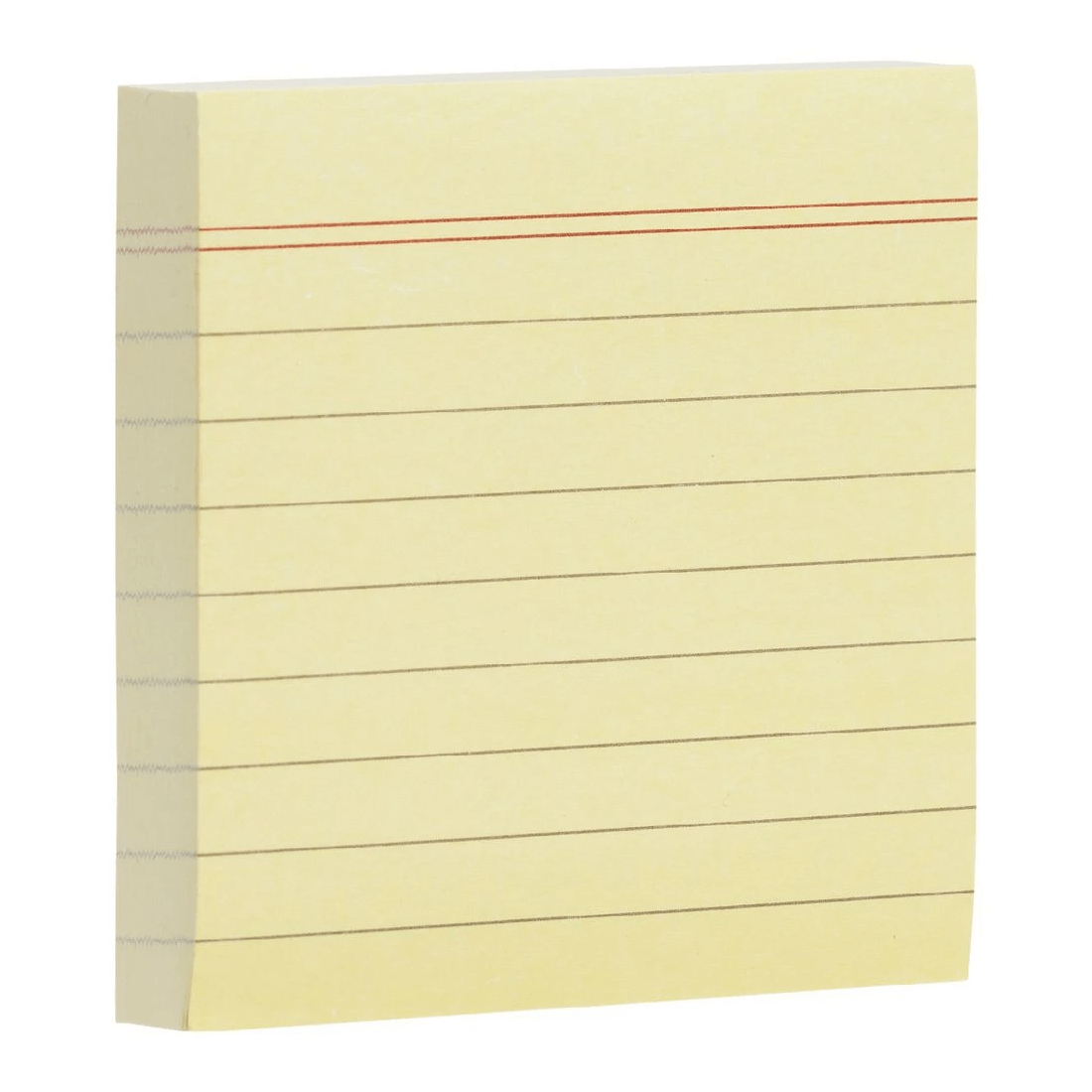 3 J.Burrows Fully Adhesive Notes 76x76mm Yellow, 3 of 3