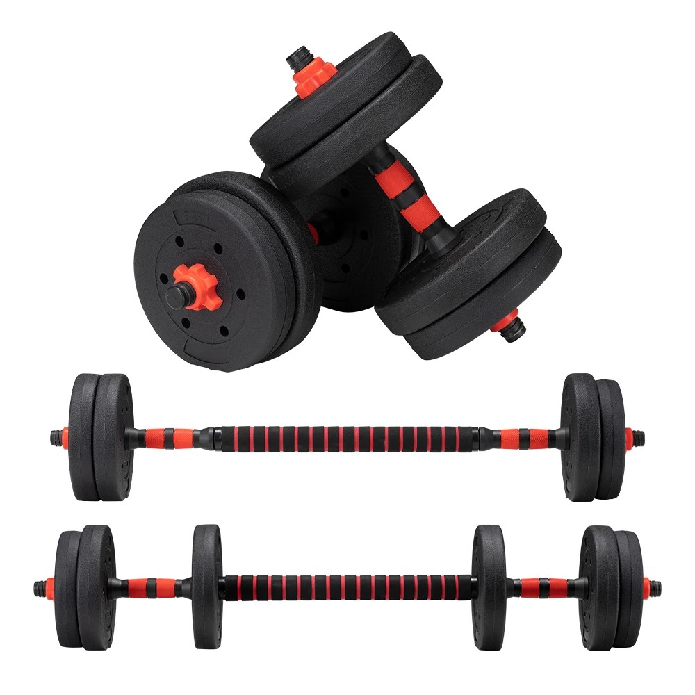 1 ProPulse 15KG Adjustable Dumbbell Barbell Set Home Gym Weights Exercise - Black, 1 of 3
