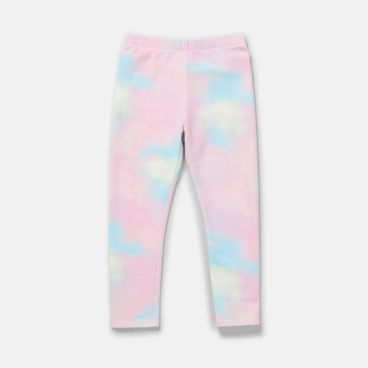 6 Fleecy Lined Leggings Galaxy, 6 of 8
