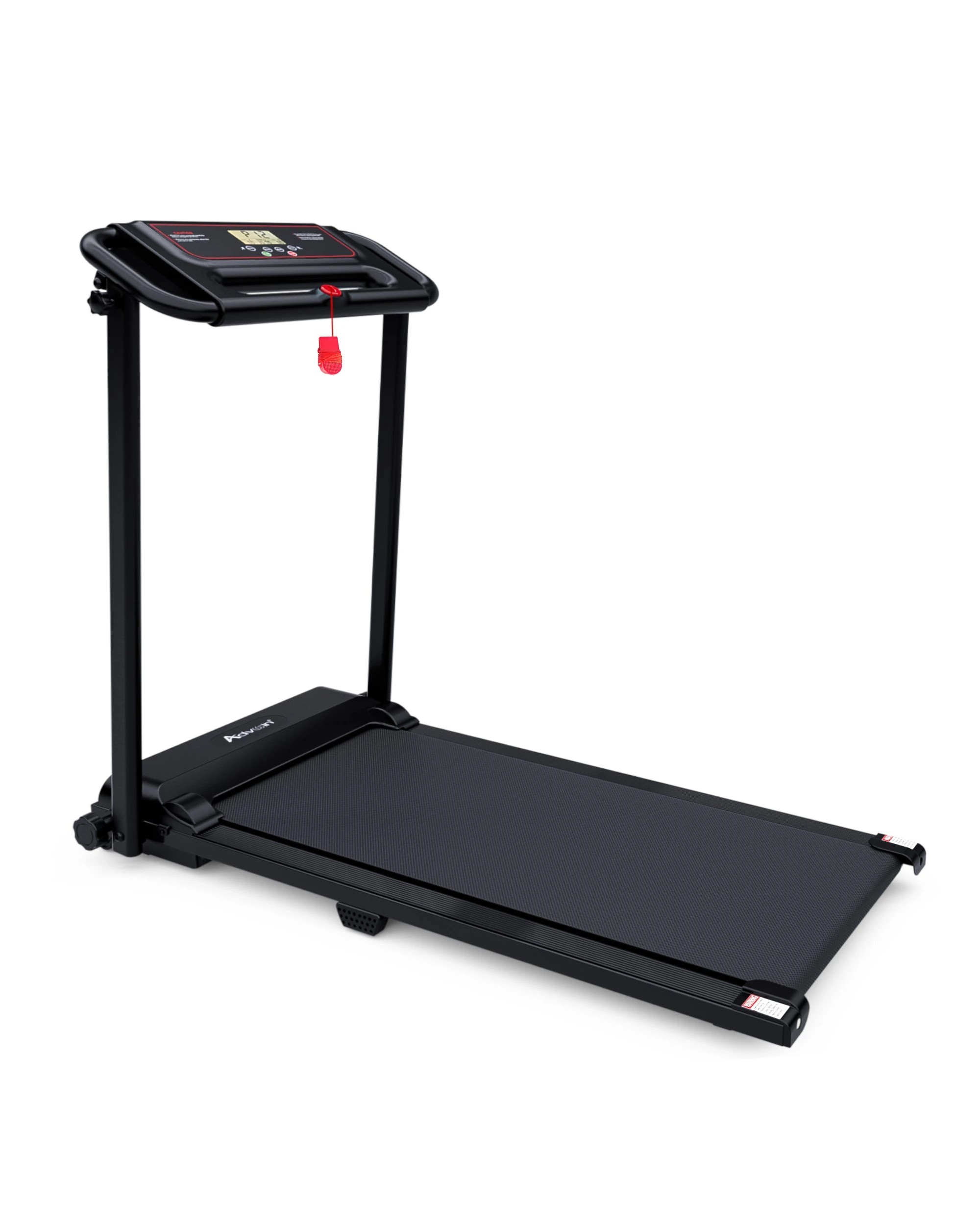 1 Advwin Electric Treadmill with Handle Foldable Walking Pad Running Machine - Black, 1 of 6