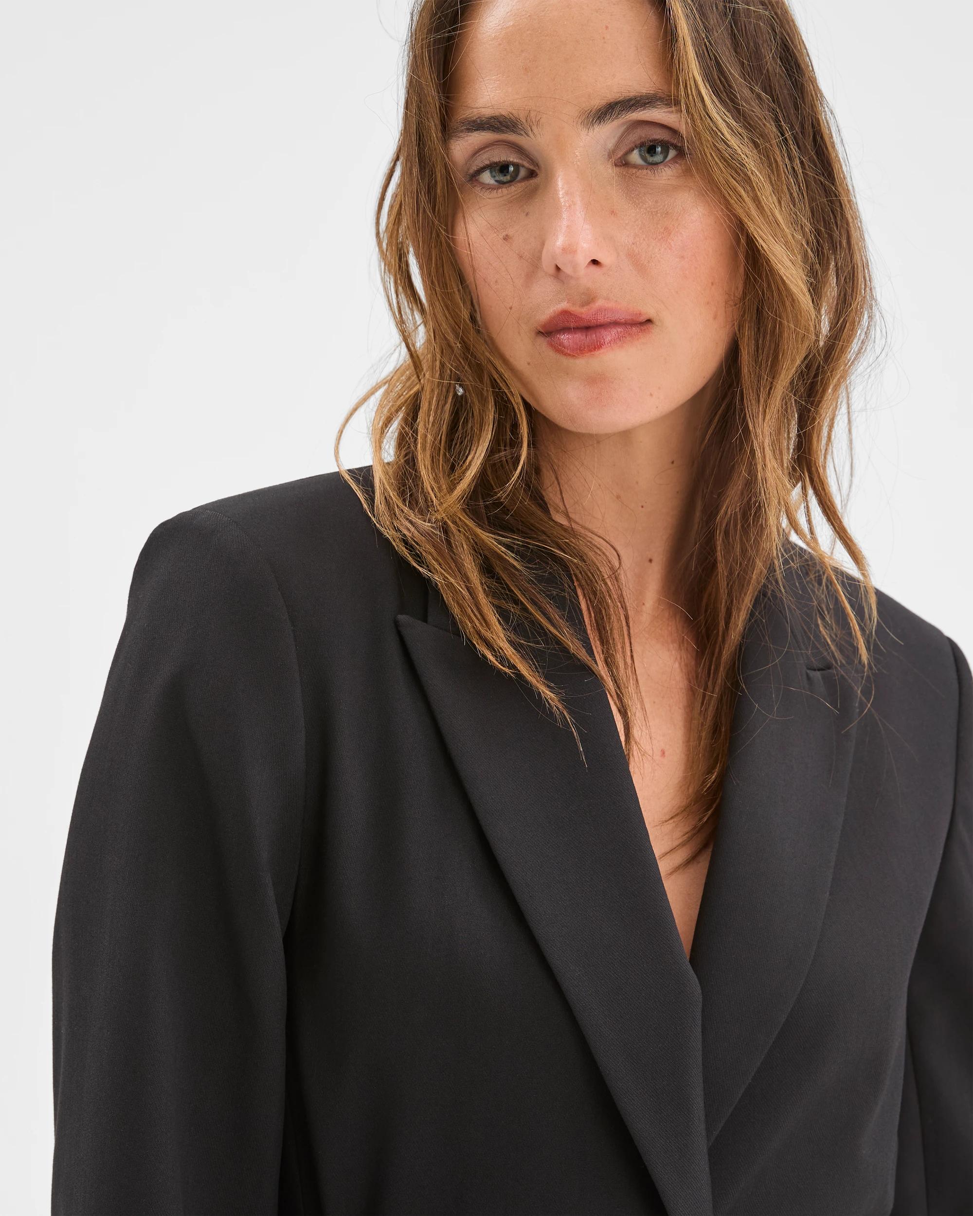 5 Preview Belted Detail Blazer BLACK, 5 of 7