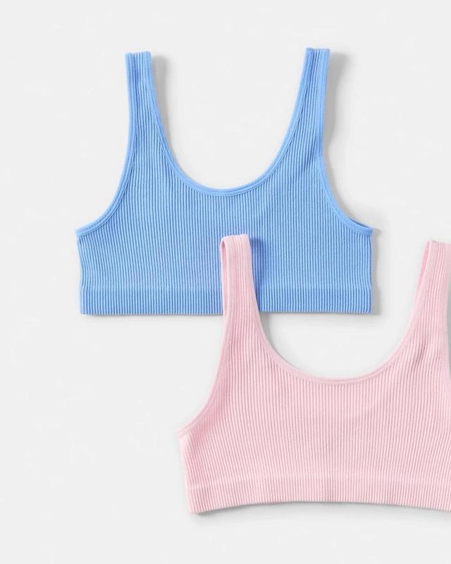 2 Pack Rib Seamfree Crop