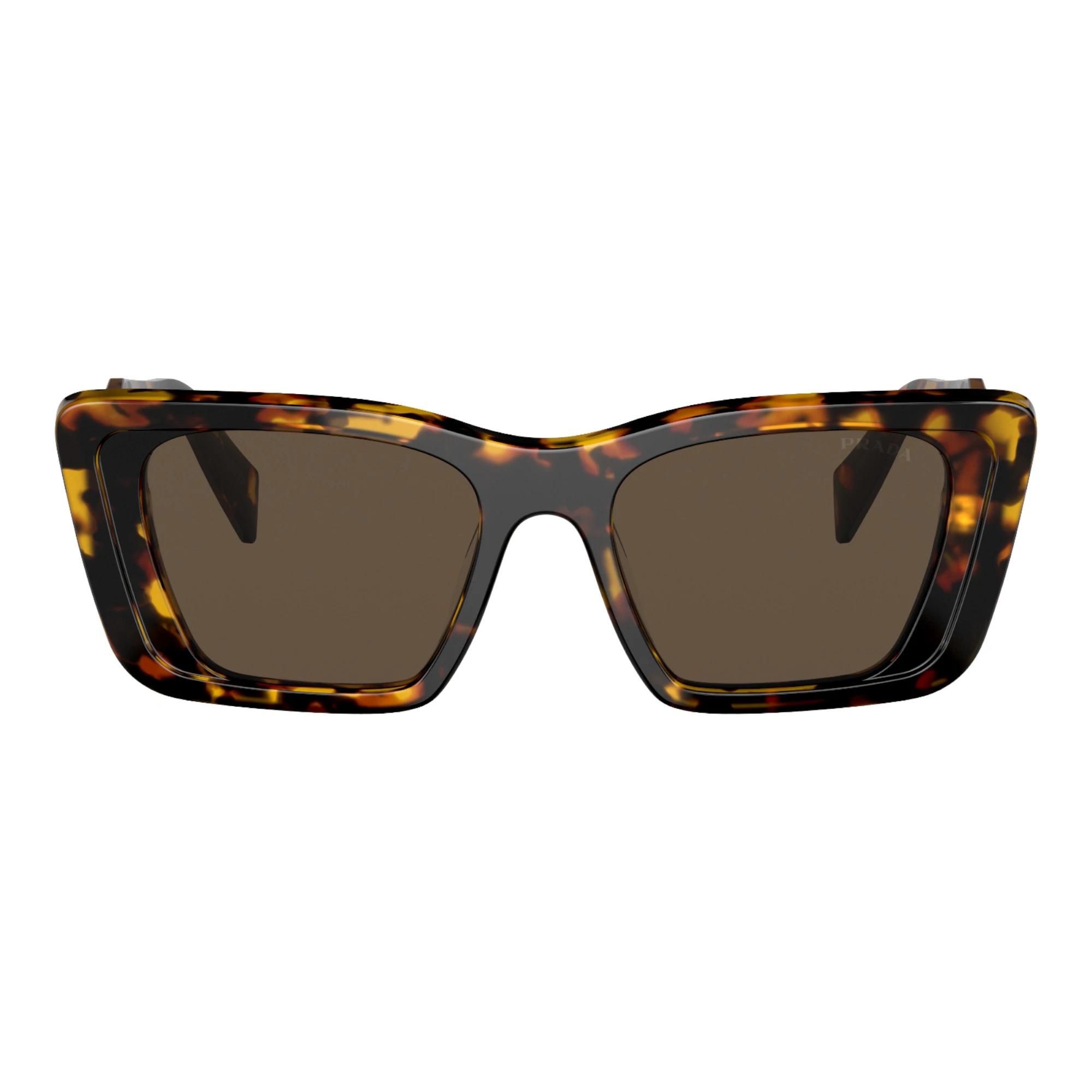 4 Prada Womens Symbole Sunglasses PR08YS Havana Honey/ Dark Brown Sunnies HAVANA HONEY/DARK BROWN, 4 of 5