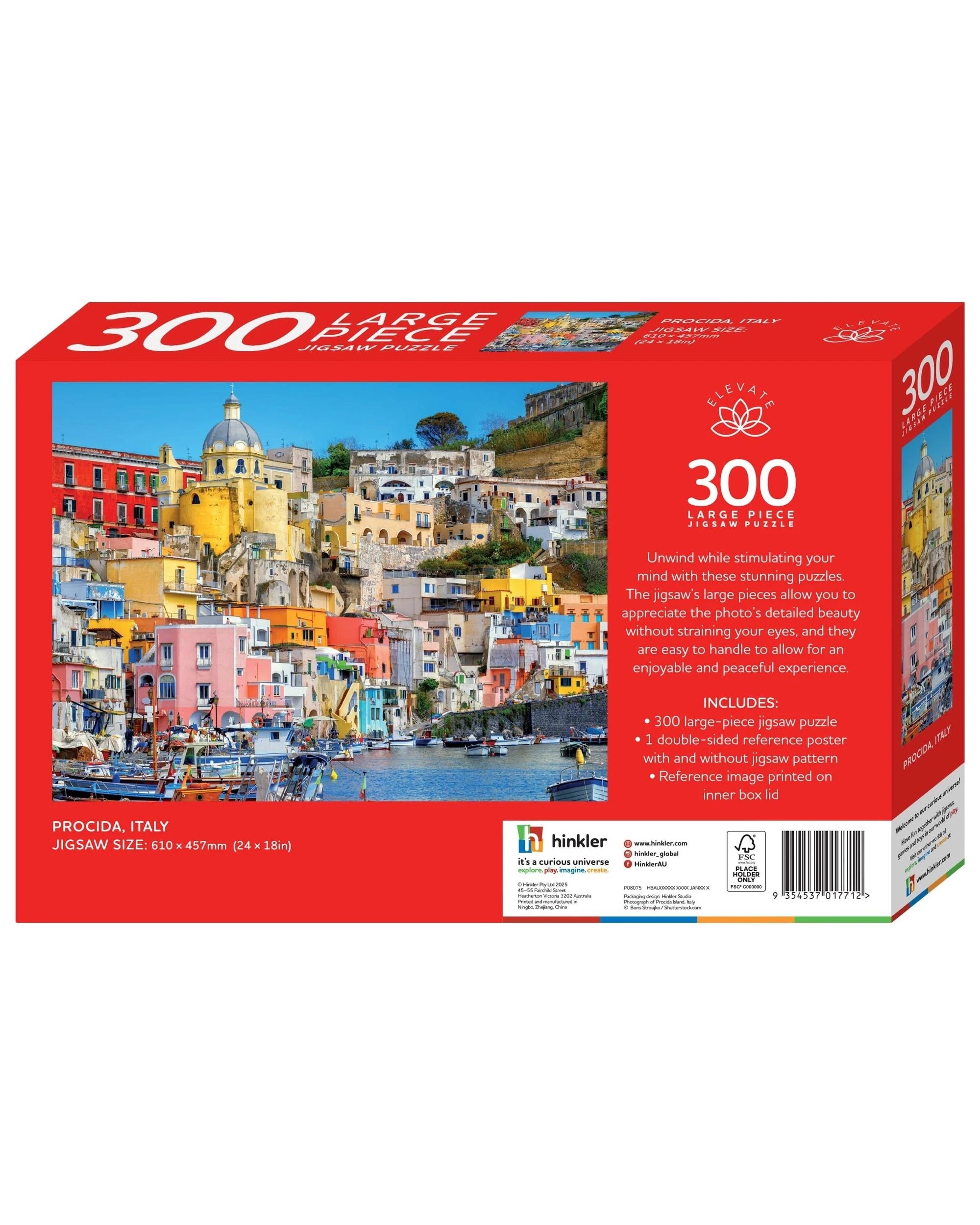 4 Hinkler Elevate Procida Italy 300 Piece Puzzle, 4 of 4