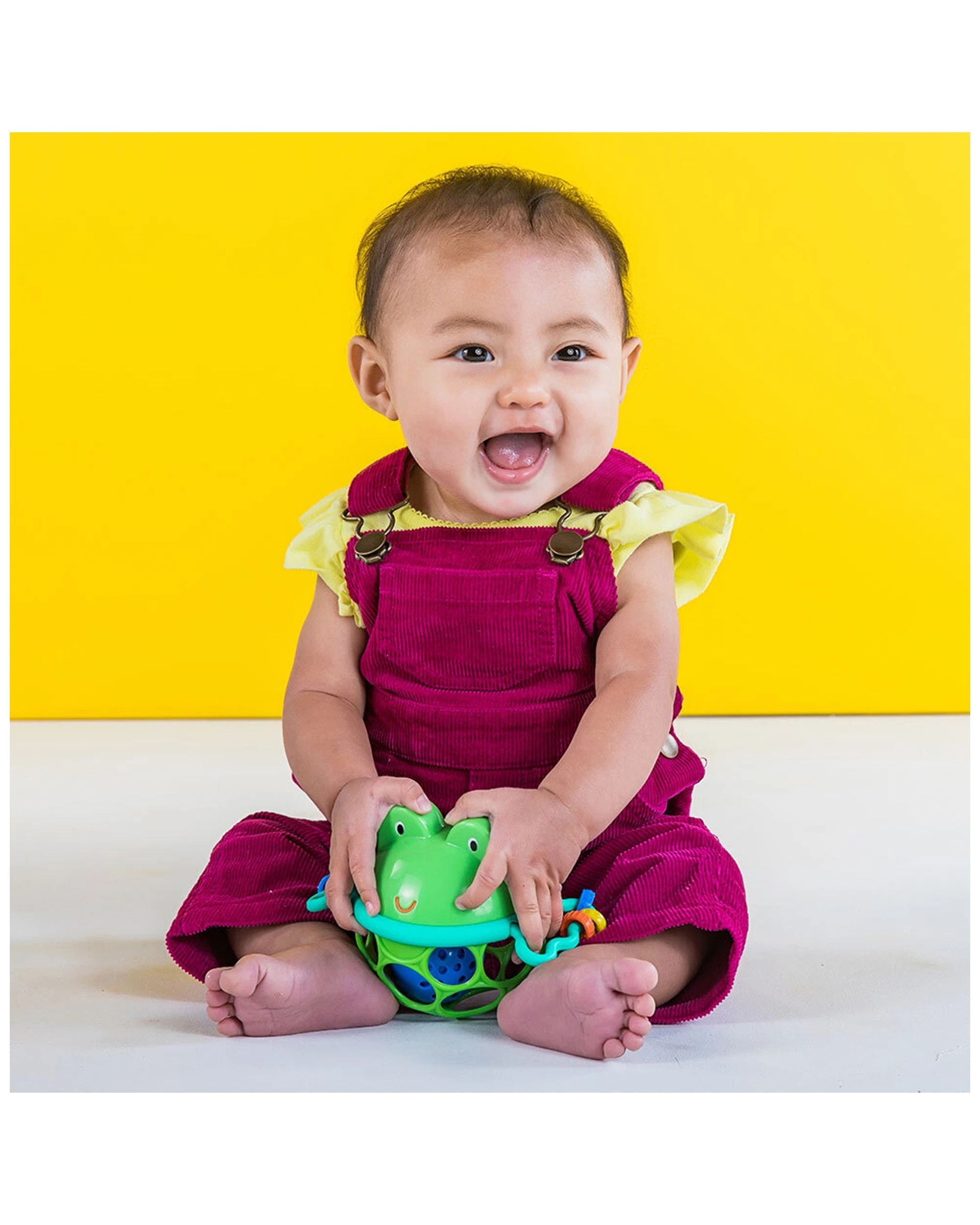 3 Bright Starts Oball Jingle And Shake Pal Baby Rattle Portable Design 0m - Multi, 3 of 6