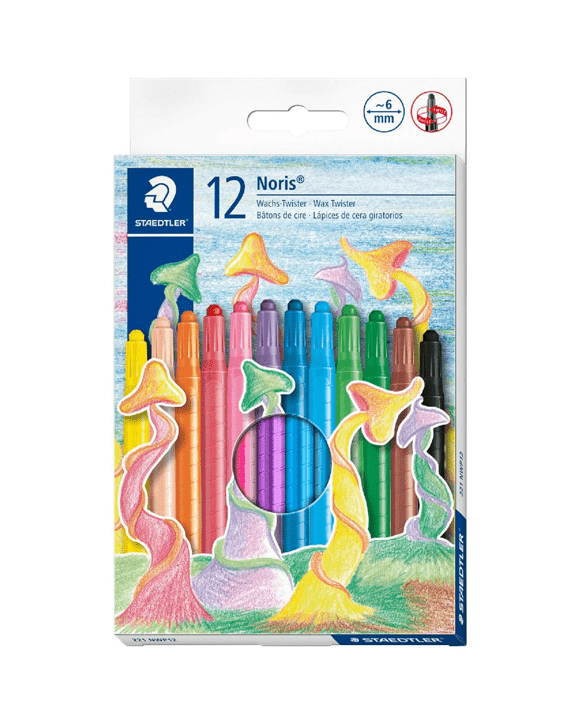 STAEDTLER 241 NC16 Noris Oil Pastel 8 mm - Verschillende Kleuren (Pack van 16