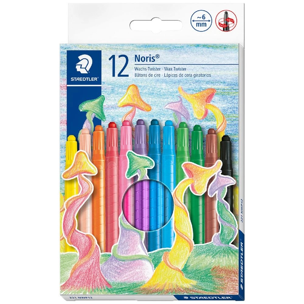 1 Staedtler Noris Twistable Crayons 12 Pack, 1 of 8