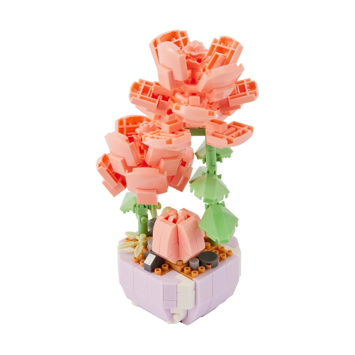 2 Mini Blocks Flower Series: Mini Flower Pot Playset - Assorted, 2 of 8