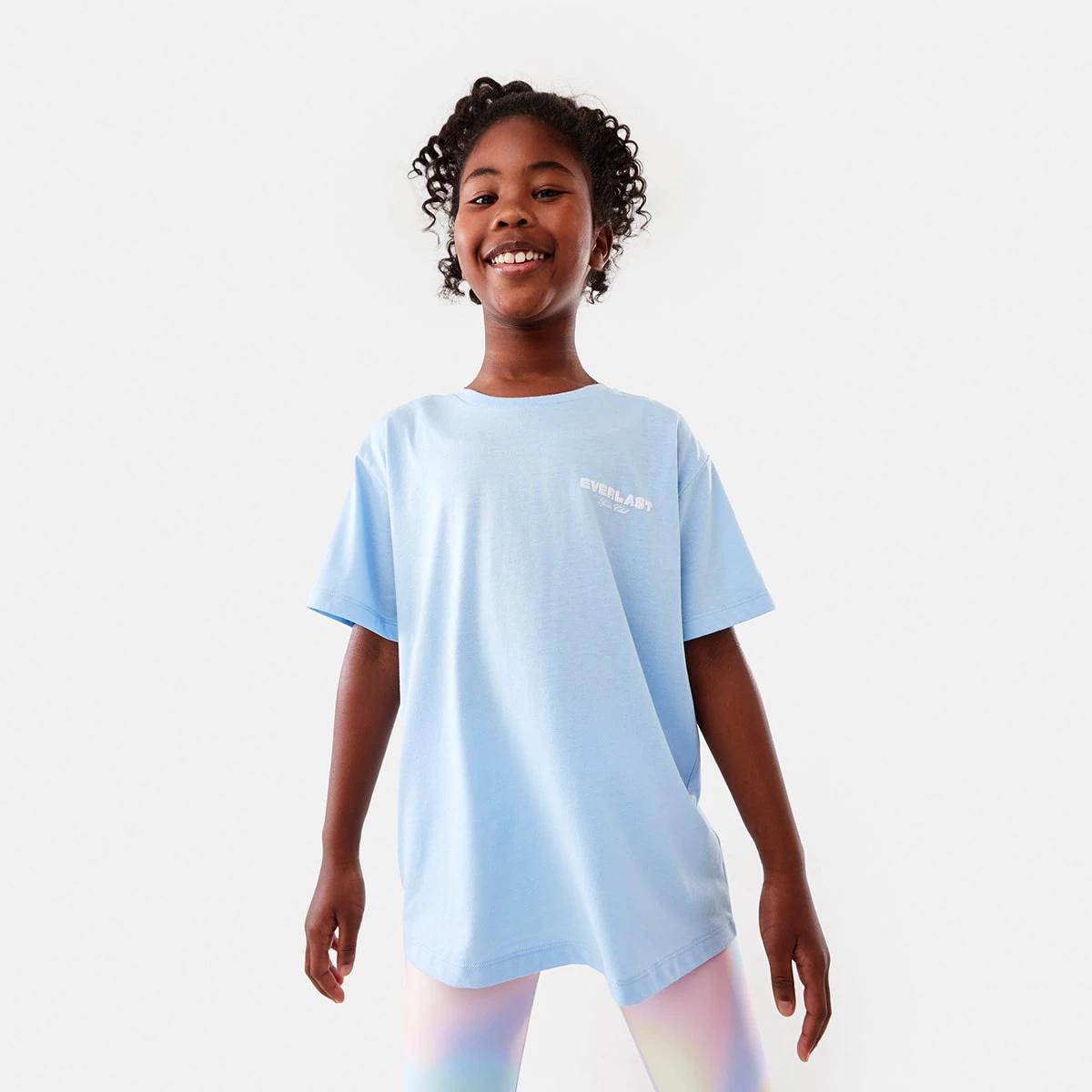 1 Everlast Kids Oversized T-shirt Icy Blue, 1 of 10