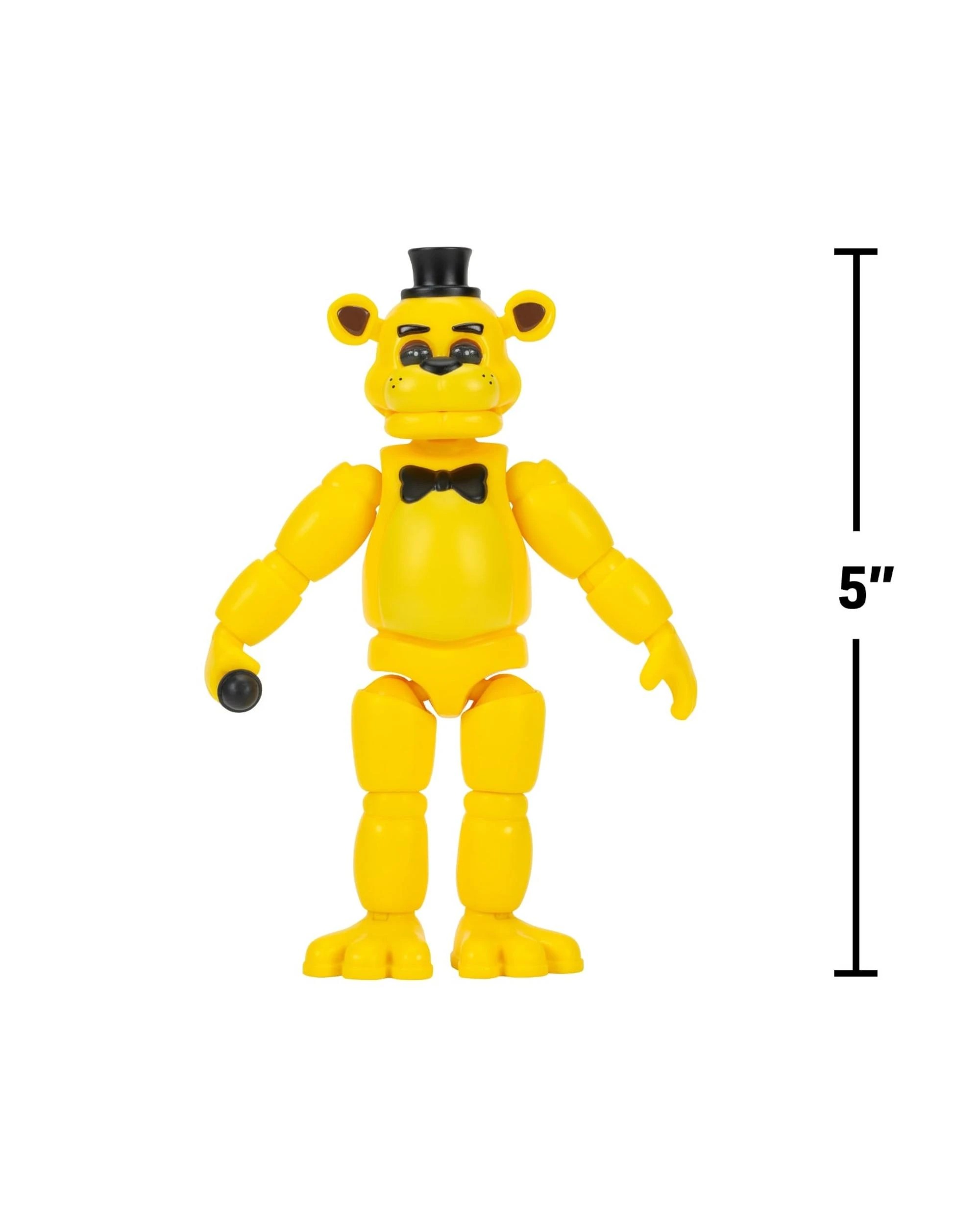 5 Five Night's At Freddy's Golden Freddy with Office 5 inch Figure Set, 5 of 5