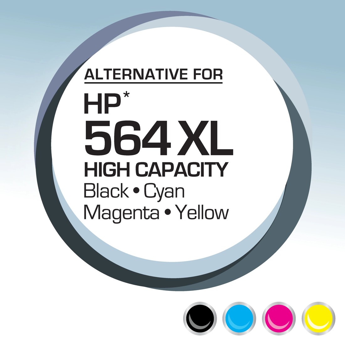 2 4 Pack Calidad High Capacity VPH-PP 915 Ink Cartridges, 2 of 7