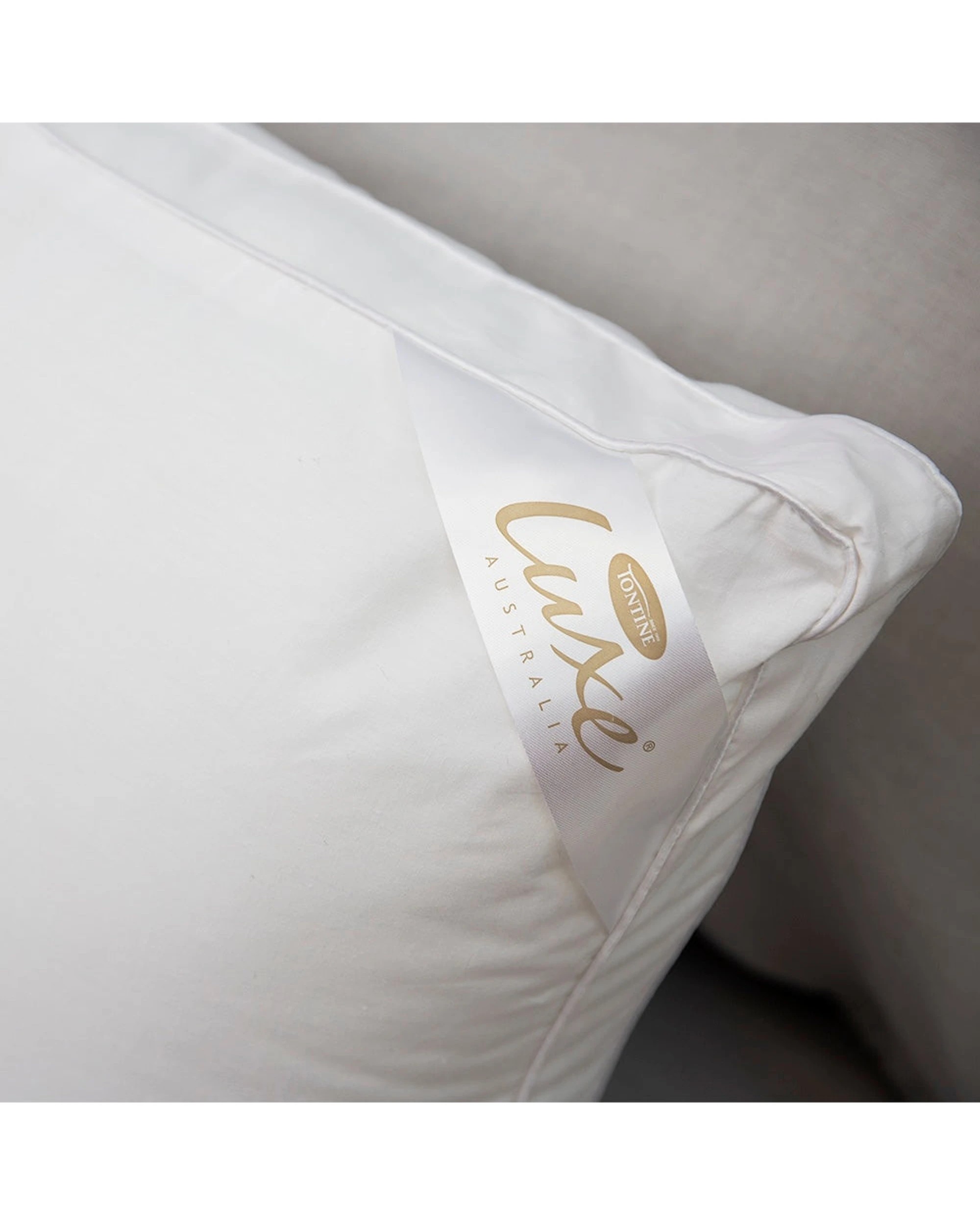3 Tontine Luxe Superior Support Sleeping Pillow - High & Firm 2PK - White, 3 of 3