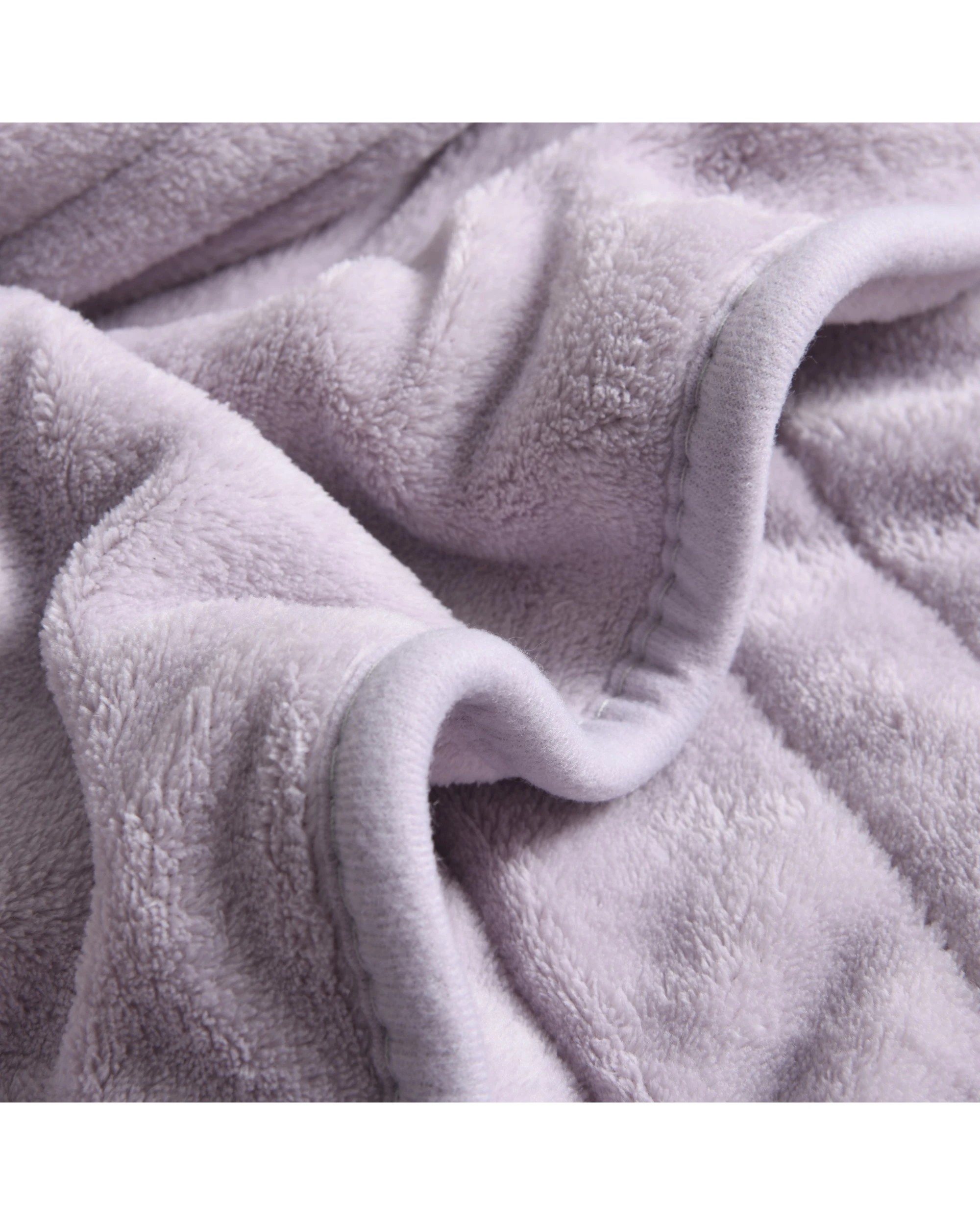 4 Dreamaker Kingston Coral Fleece Electric Heated Throw Blanket 180x200cm - Lavender, 4 of 6