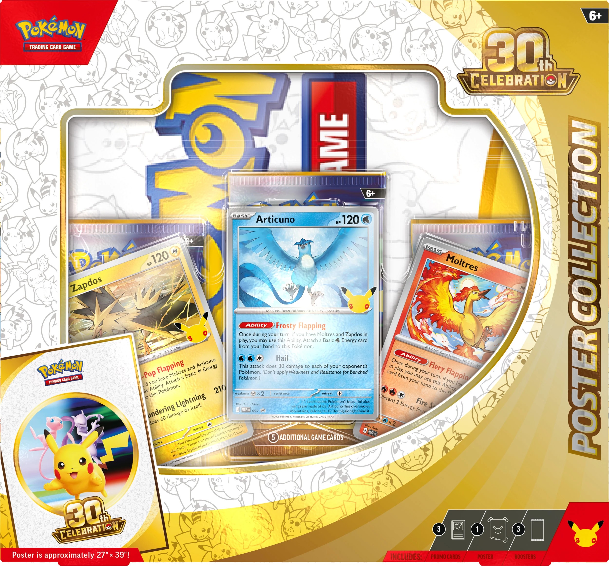 2 Pokemon Trading Card Game: 30th Celebration Poster Collection, 2 of 4