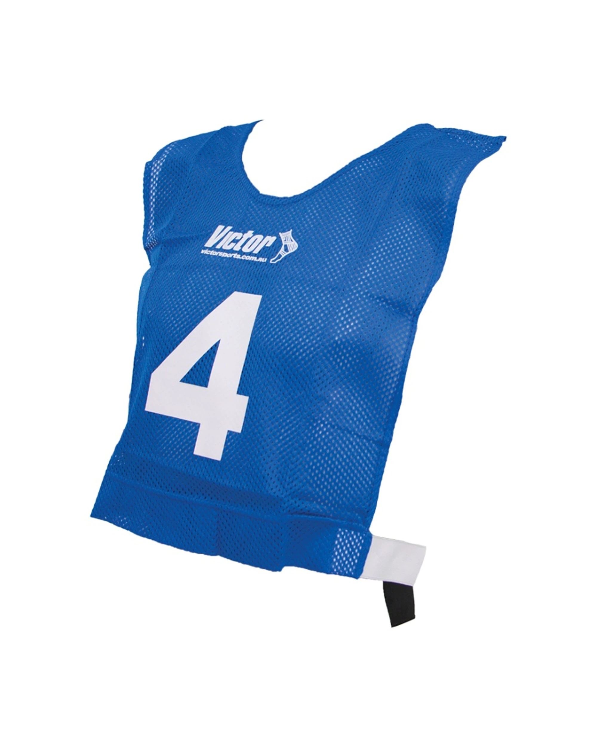 2 Victor Sports 10pc Lightweight Numbered Bibs Basketball Set Junior - Blue, 2 of 3