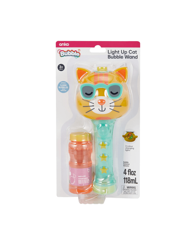 Light Up Cat Bubble 