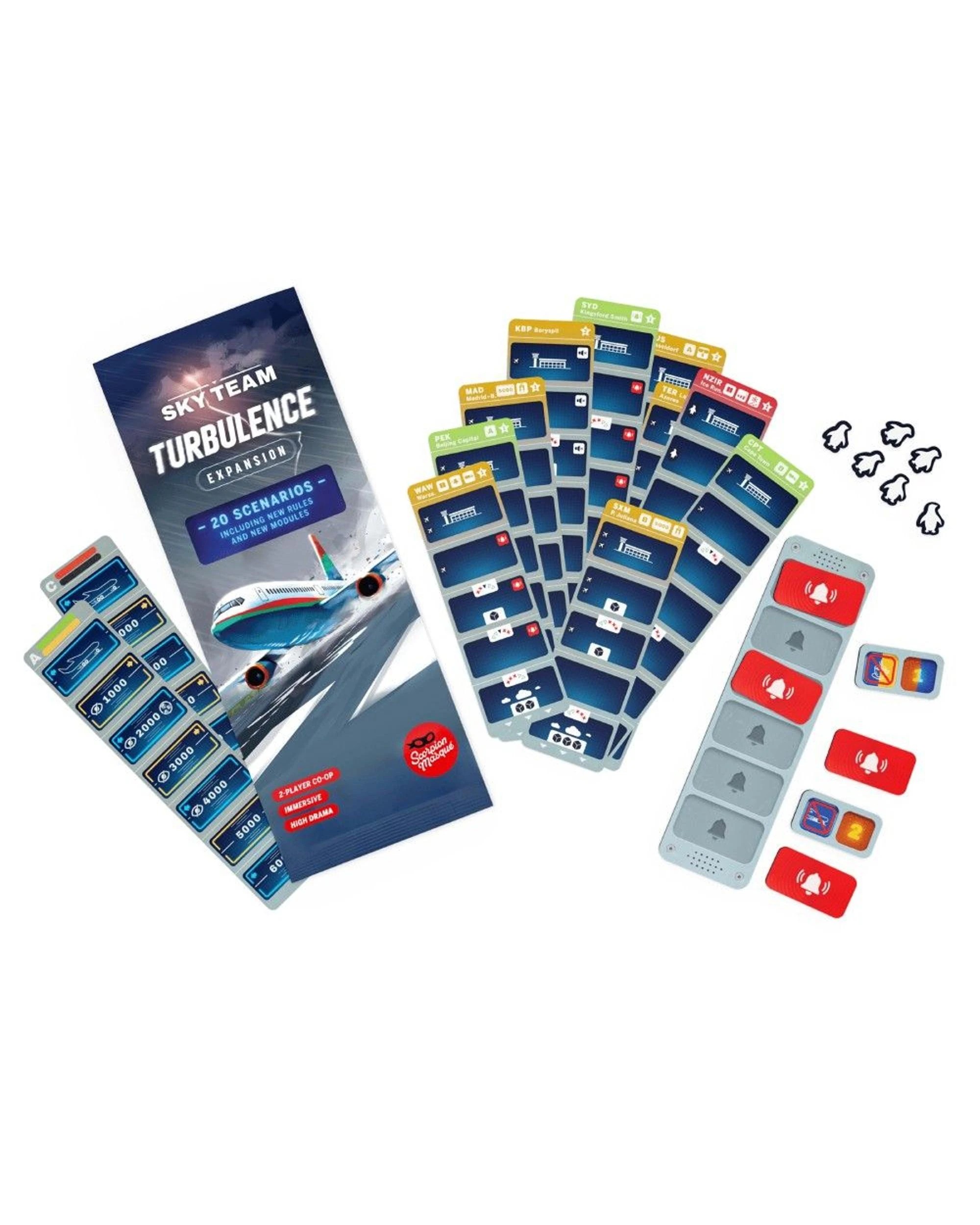 2 Sky Team Turbulence Expansion Board Game, 2 of 2