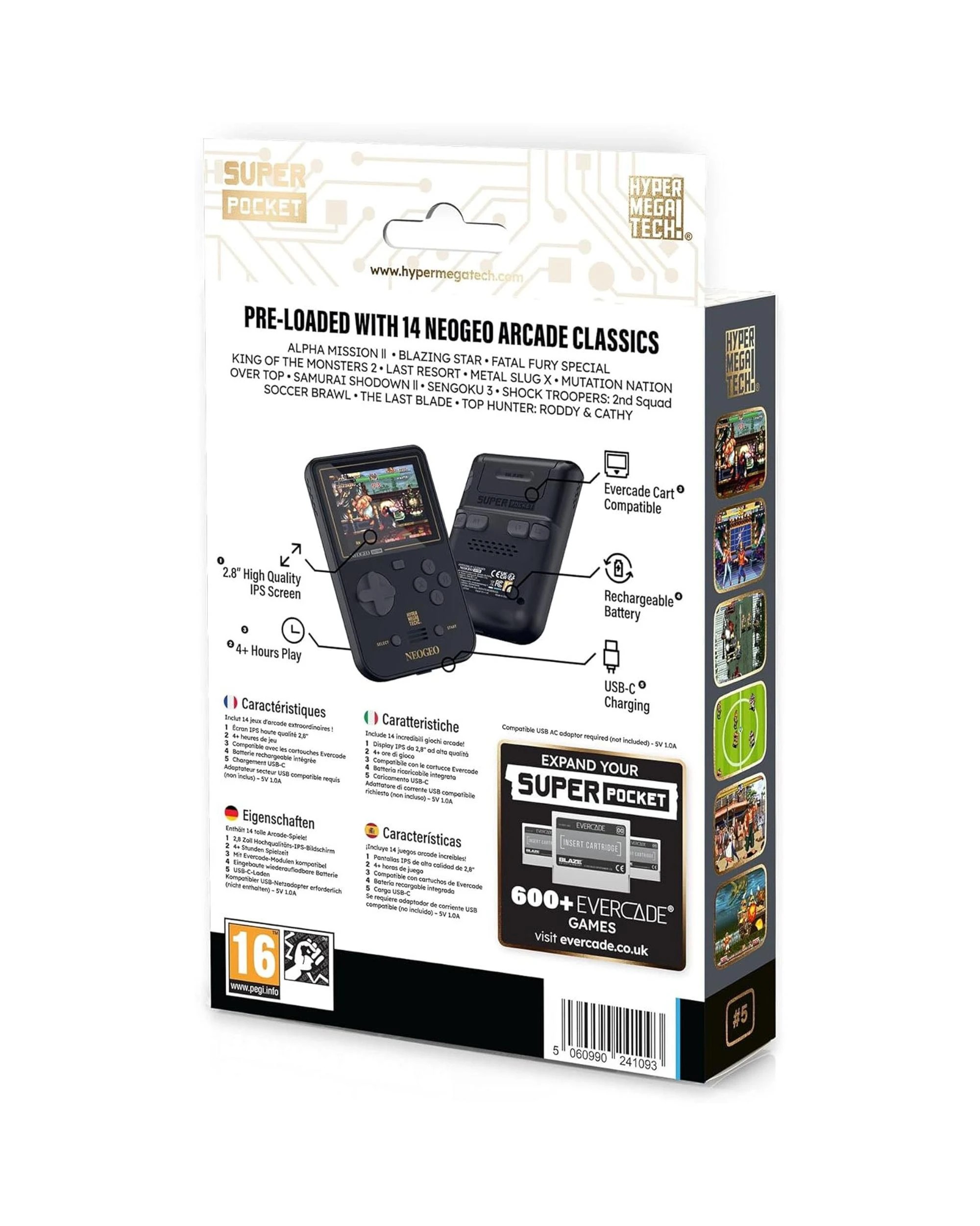 6 HyperMegaTech! Super Pocket Neo Geo Edition Console, 6 of 9