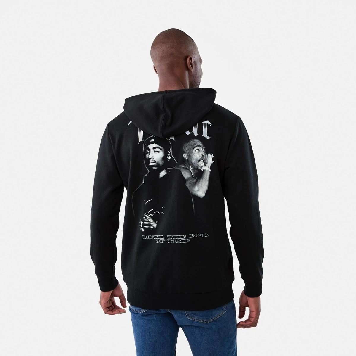 3 Tupac License Hoodie Black, 3 of 6