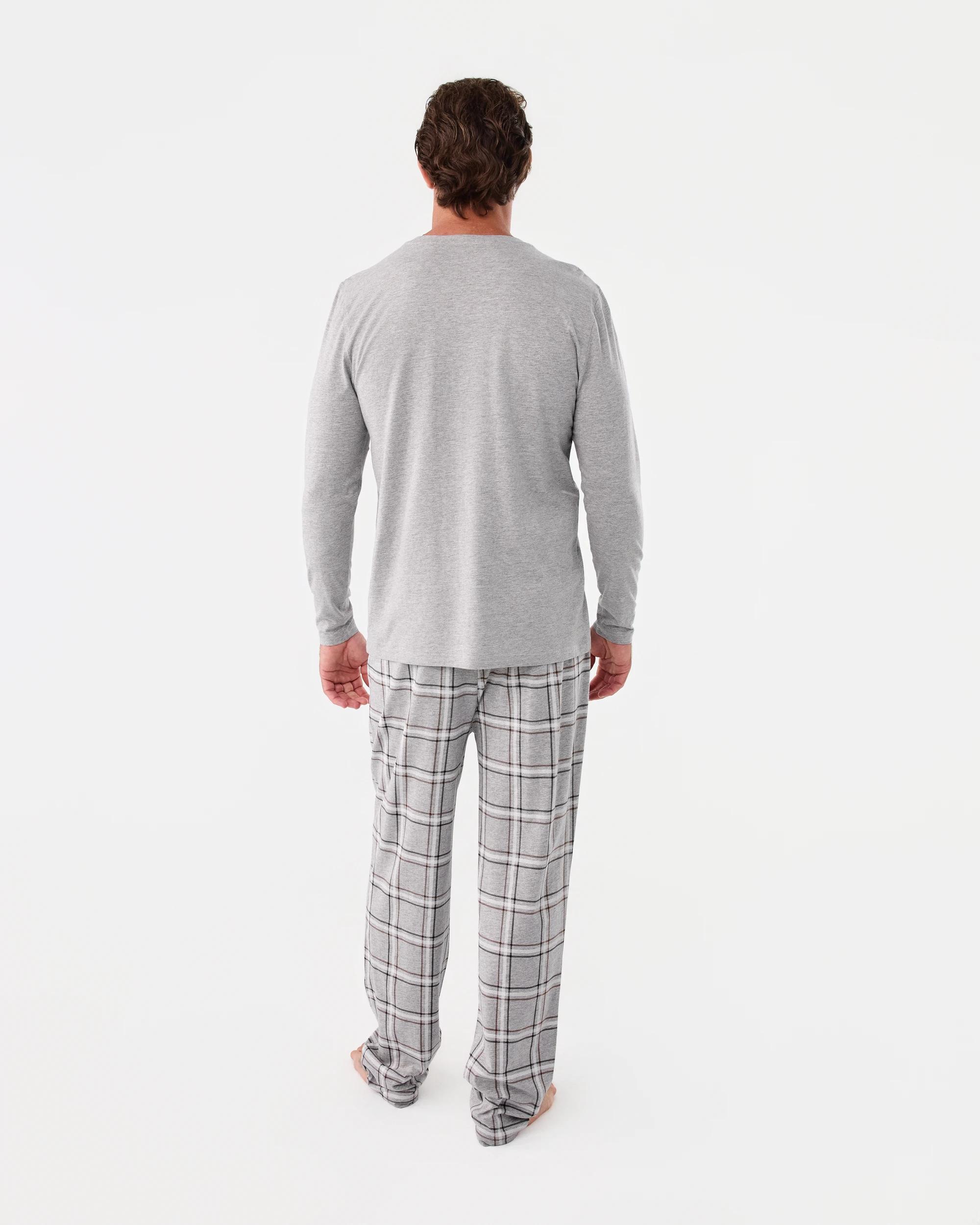 3 Long Sleeve Print Pyjama Set Gry Sleep, 3 of 8