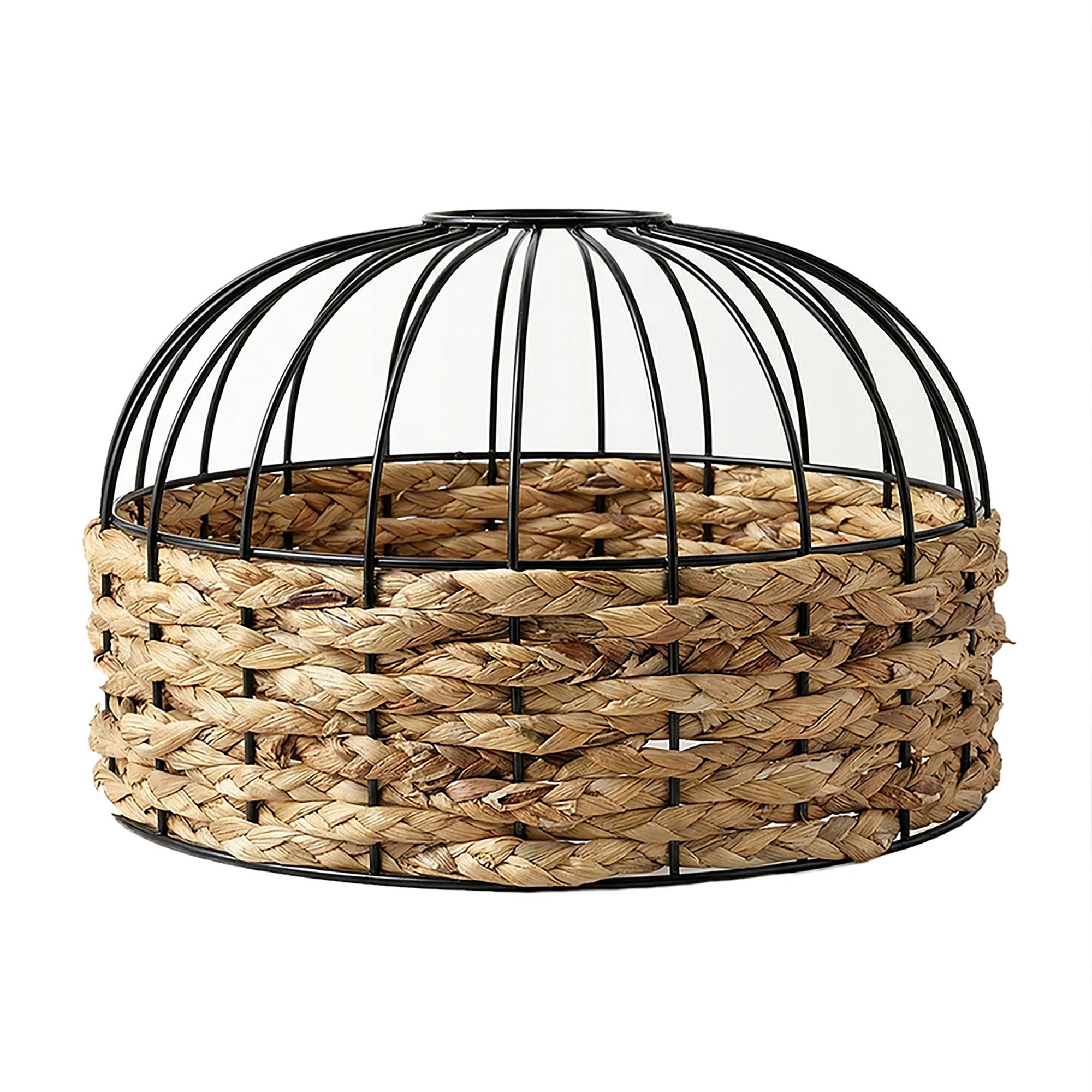 1 Emitto Ceiling Light Shade Vintage Lamp Shade Light Cover Ceiling Pendant Home - Black, 1 of 5
