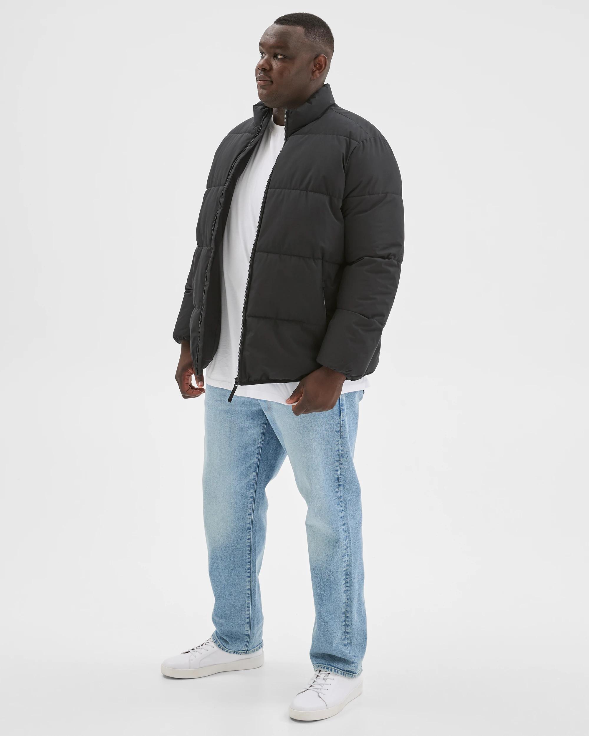 2 Target Man Plus Plus Size Core Puffer Jacket BLACK, 2 of 10