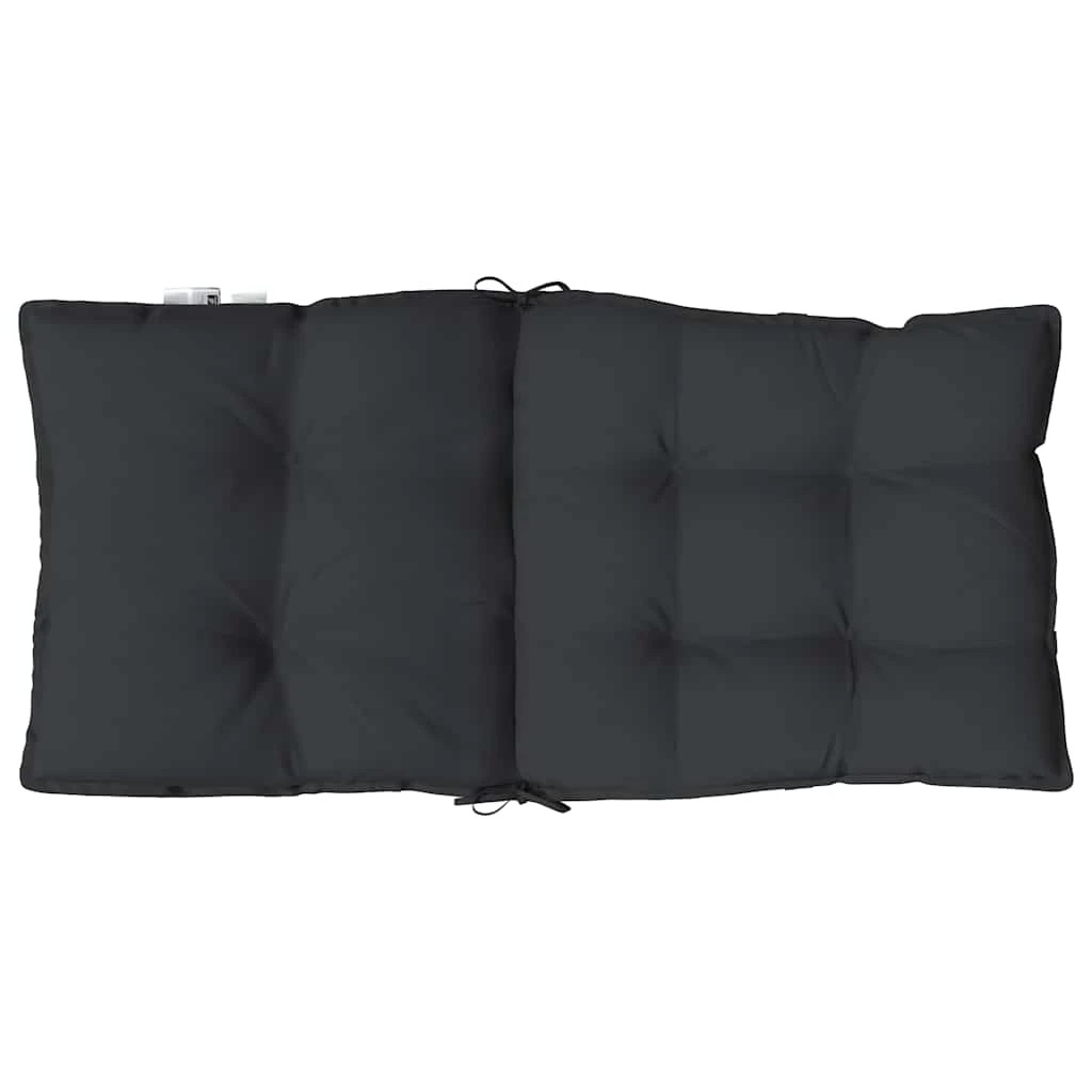 5 vidaXL Lowback Chair Cushions 6 Pcs Oxford Fabric - Black, 5 of 7