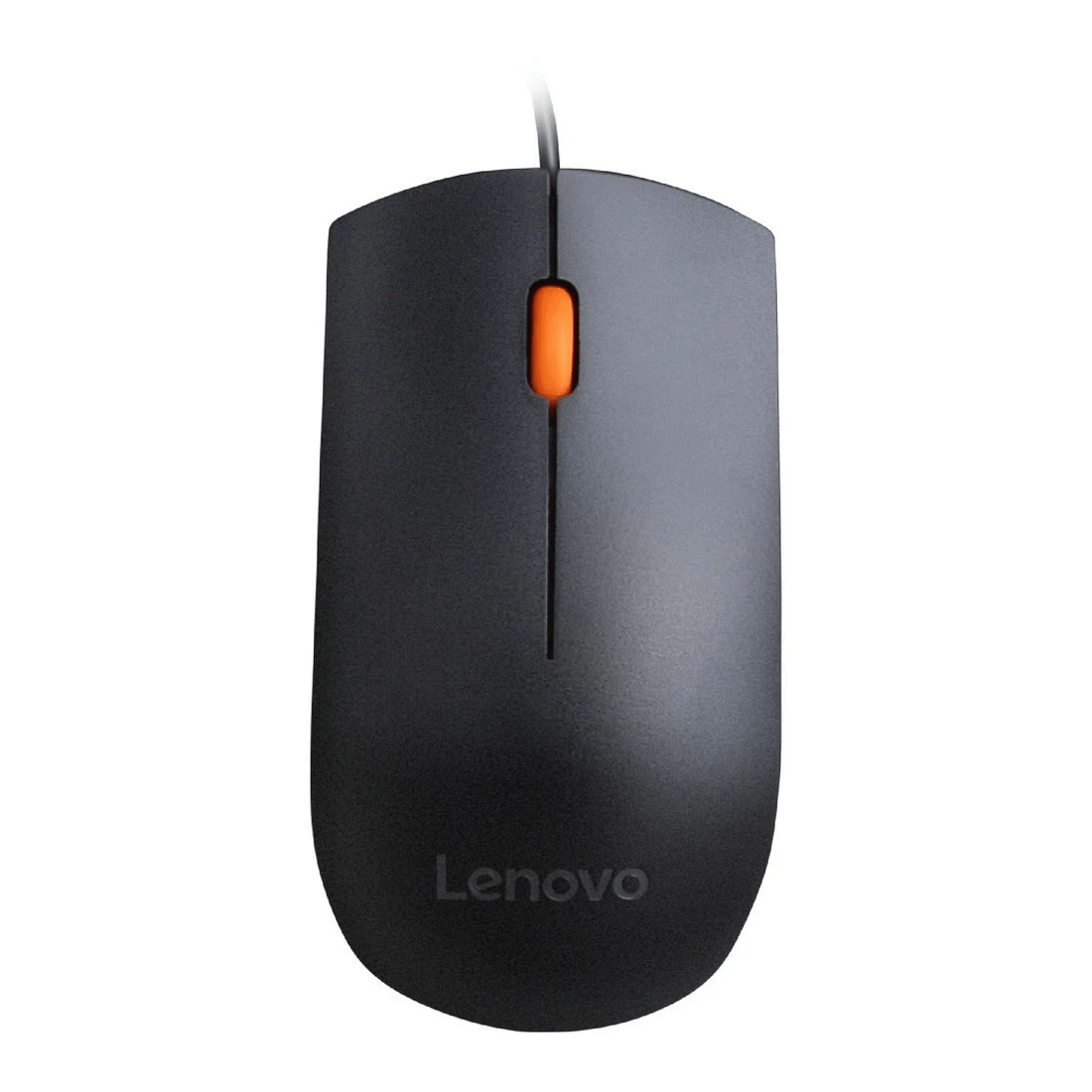 1 Lenovo 300 Wired Mouse Black, 1 of 4