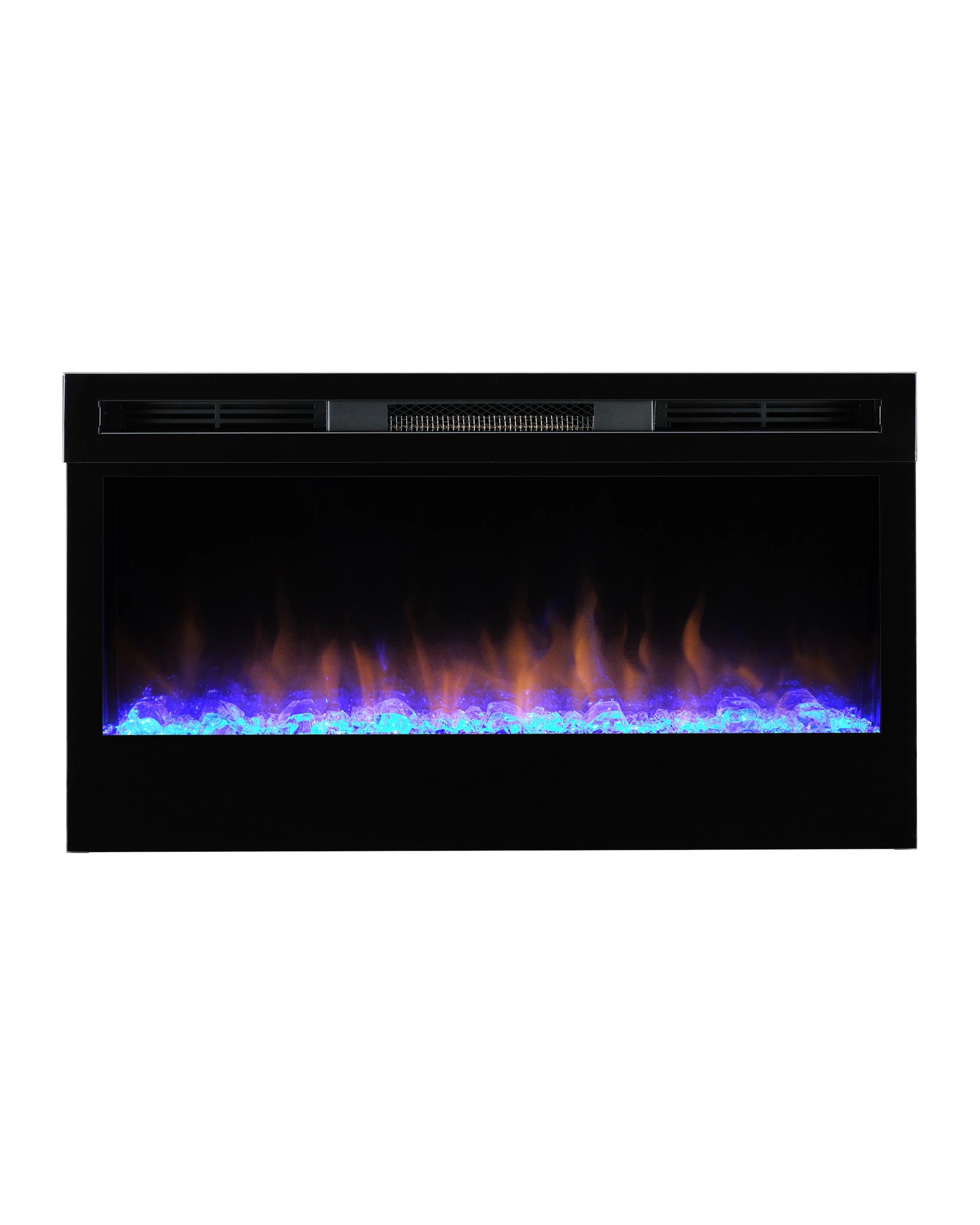 1 Dimplex PRISM Wall Mounted Electric Fireplace in 34-inches - Black, 1 of 7