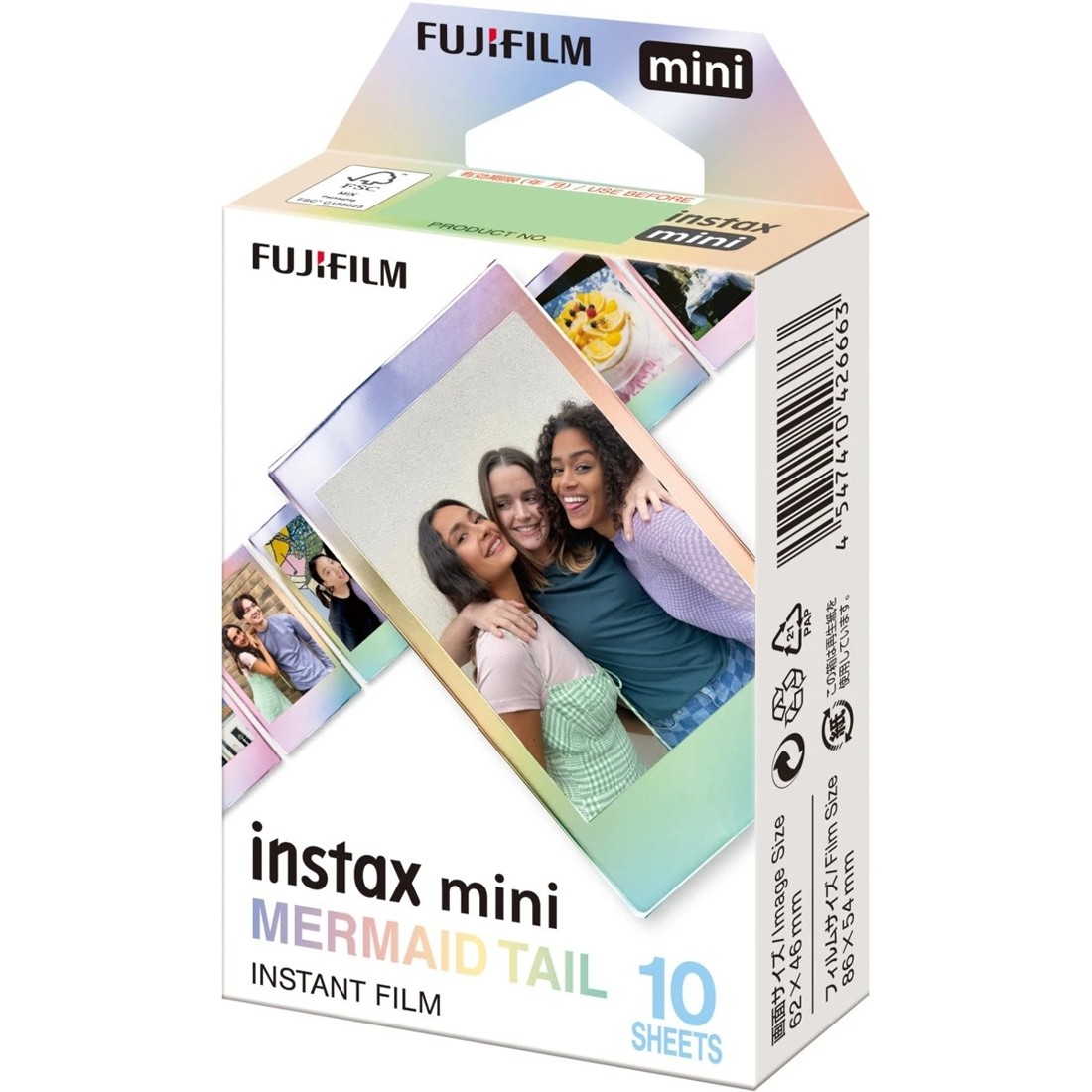 1 10 Pack Instax Mini Mermaid Tail Film, 1 of 2