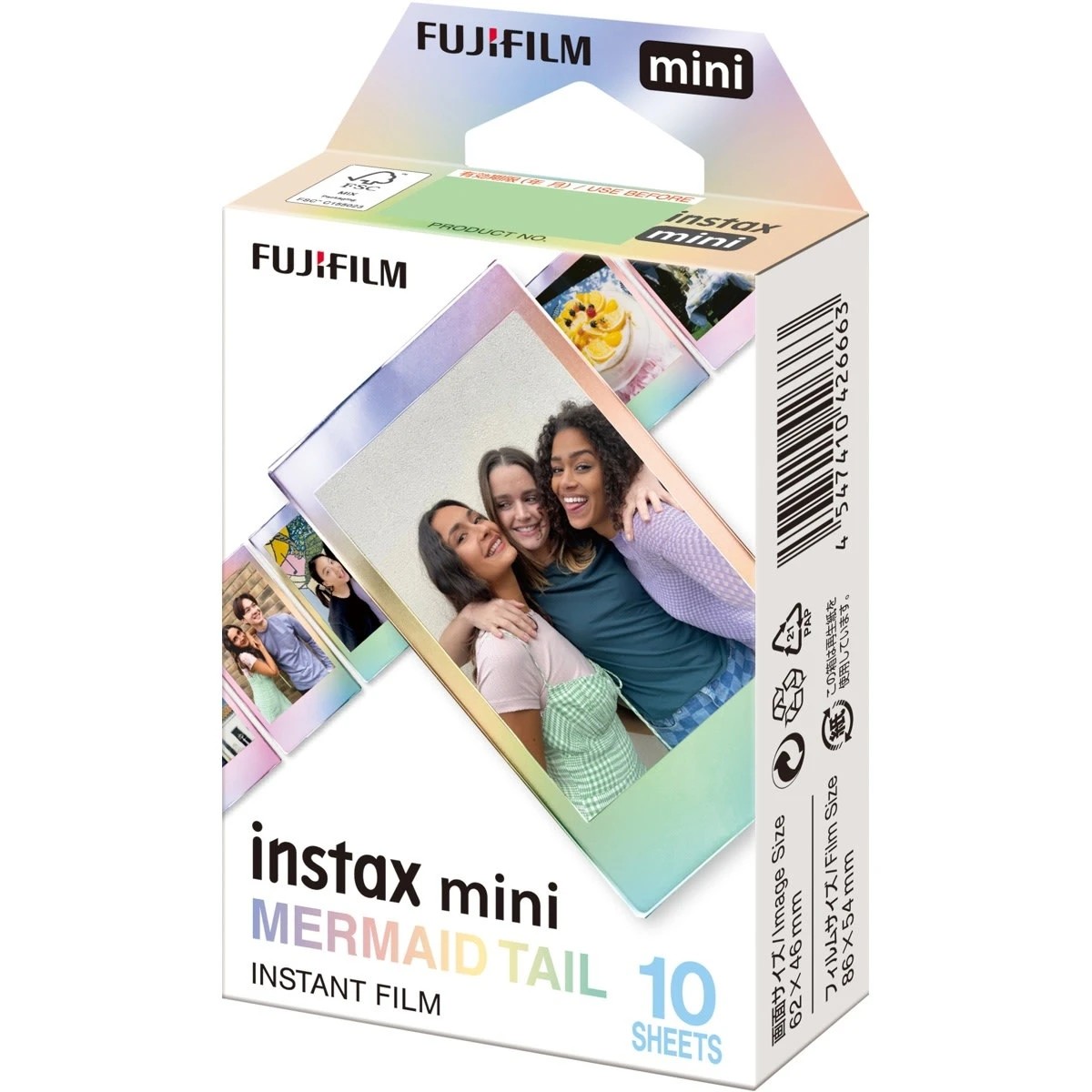 1 10 Pack Instax Mini Mermaid Tail Film, 1 of 2