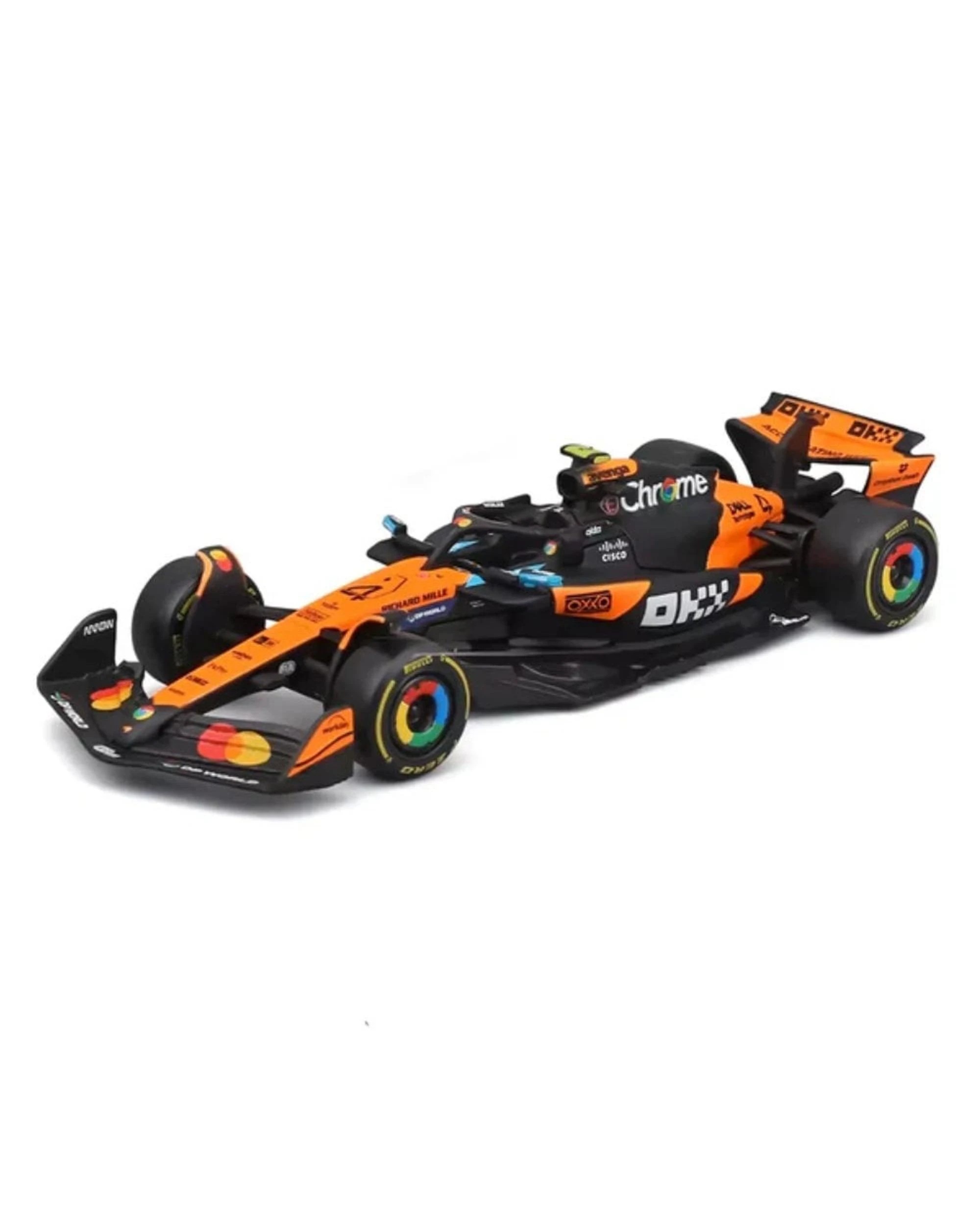 3 Bburago 2025 McLaren MCL39 Formula 1 #81 Oscar Piastri 1:64 Scale, 3 of 3