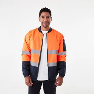 Hi-Visibility Reflective Padded Bomber Jacket