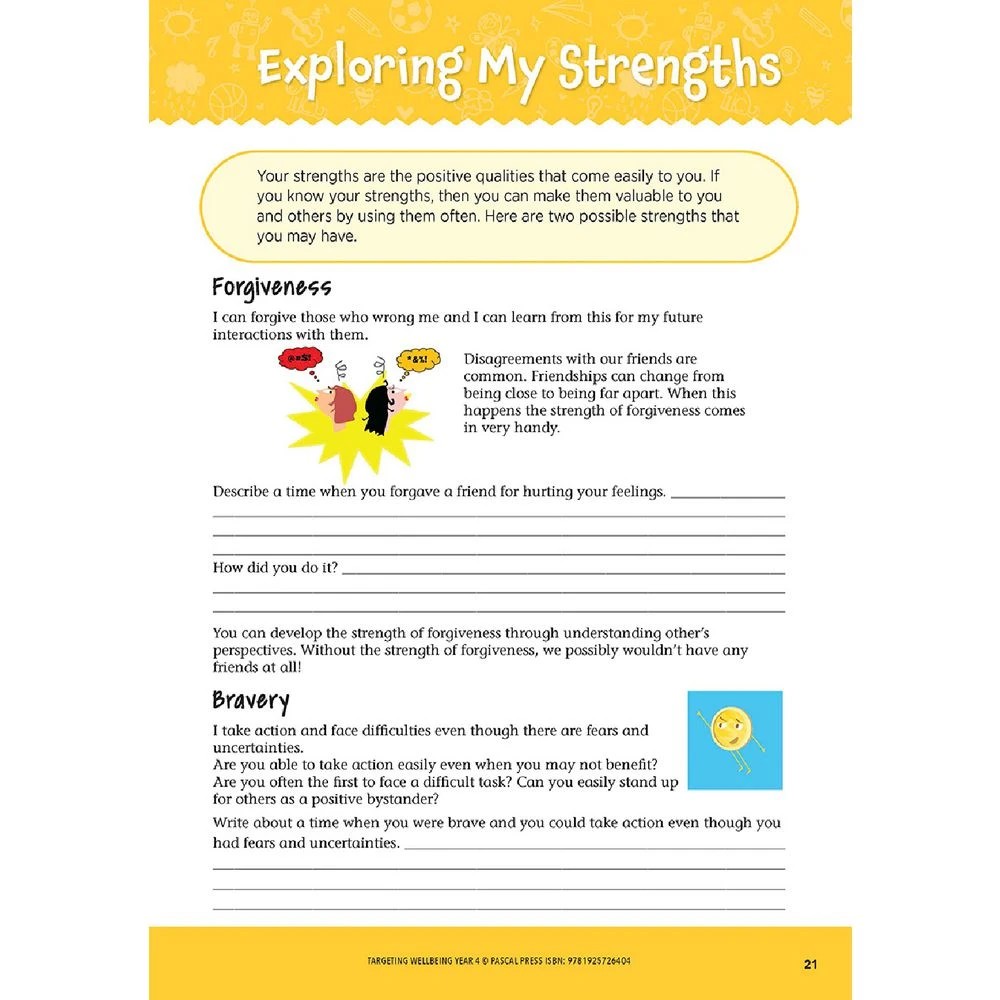 5 Targeting Wellbeing Year 4, 5 of 7