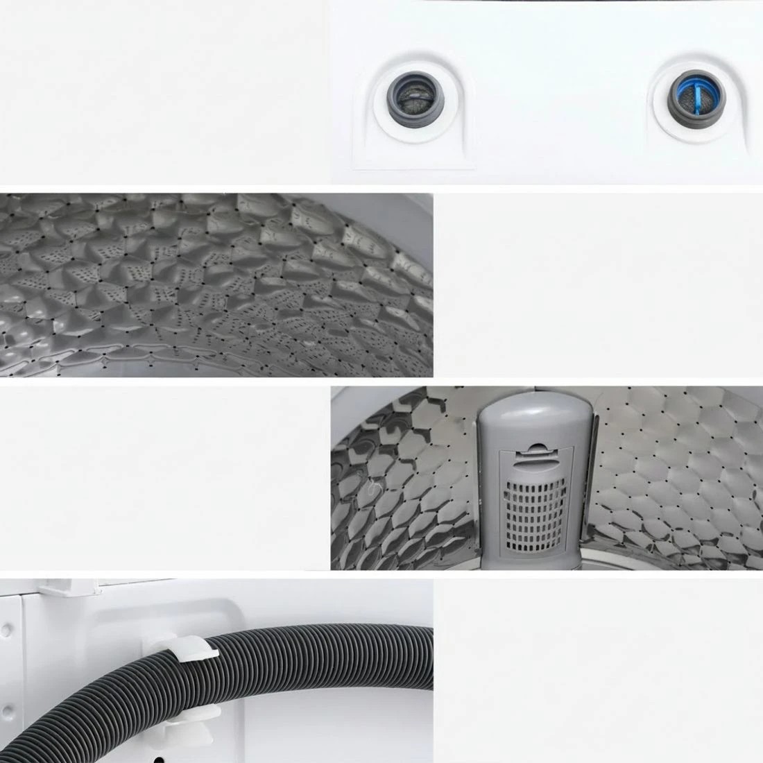 6 Devanti 6kg Top Load Washing Machine - White, 6 of 6