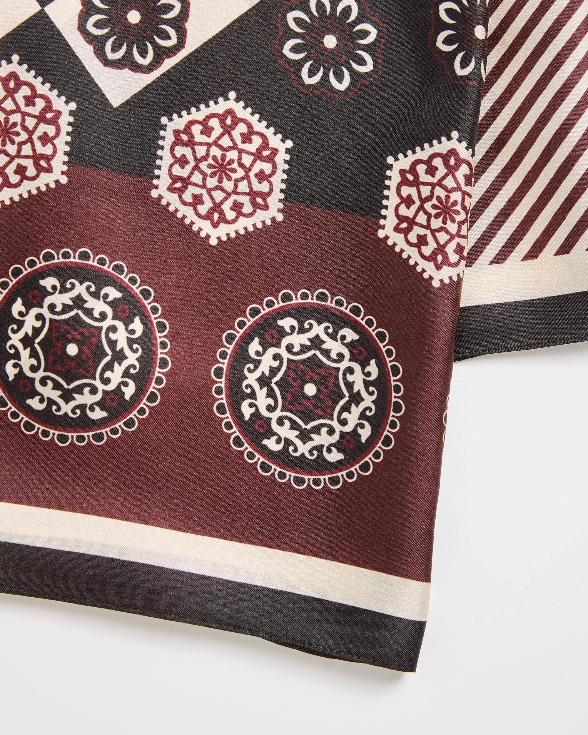 2 Target Square Silk Twill Scarf PAISLEY SPLICE, 2 of 2