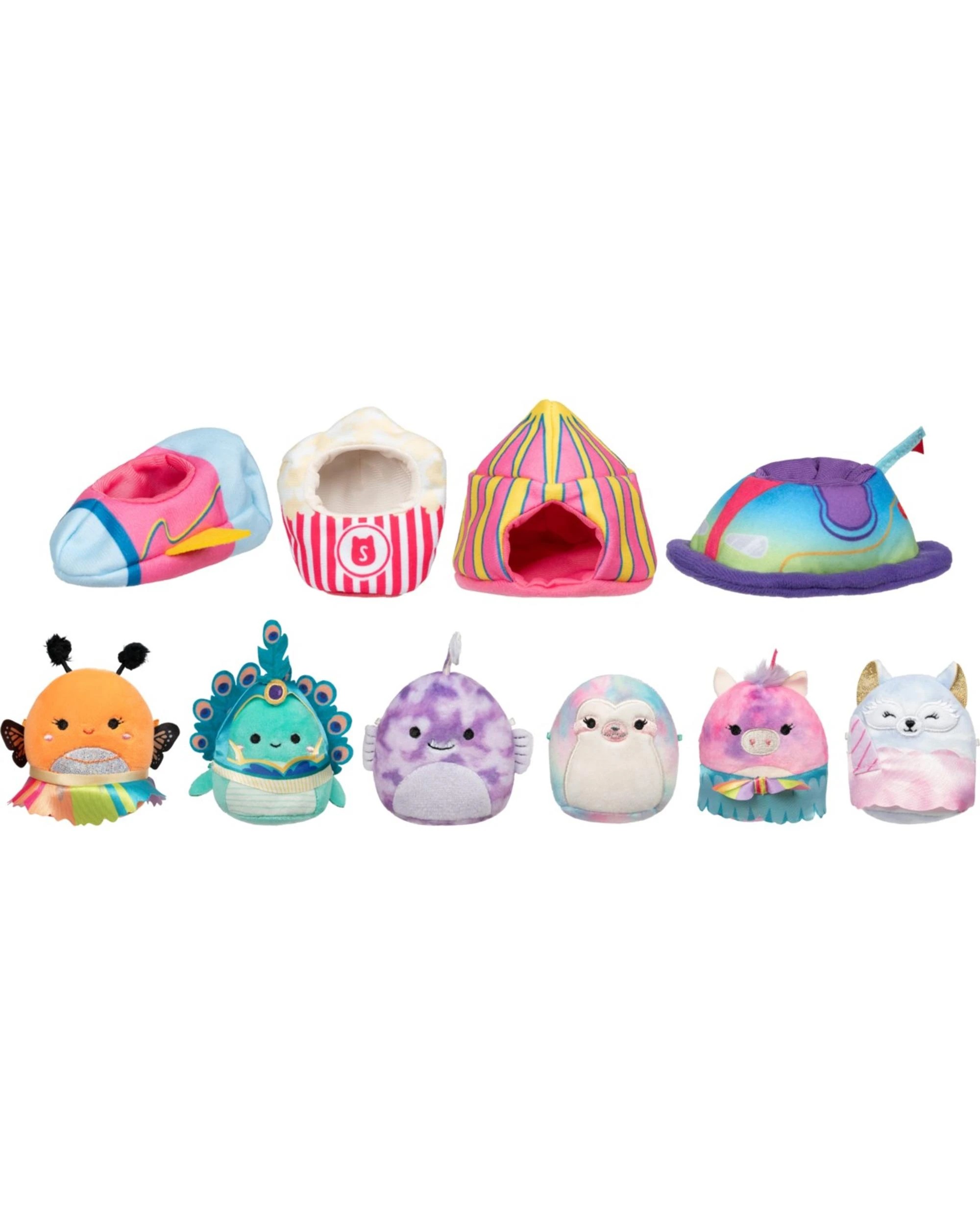 2 Squishmallows Micromallows 2.5 inch Plush Environmental Set Carnival Time, 2 of 4