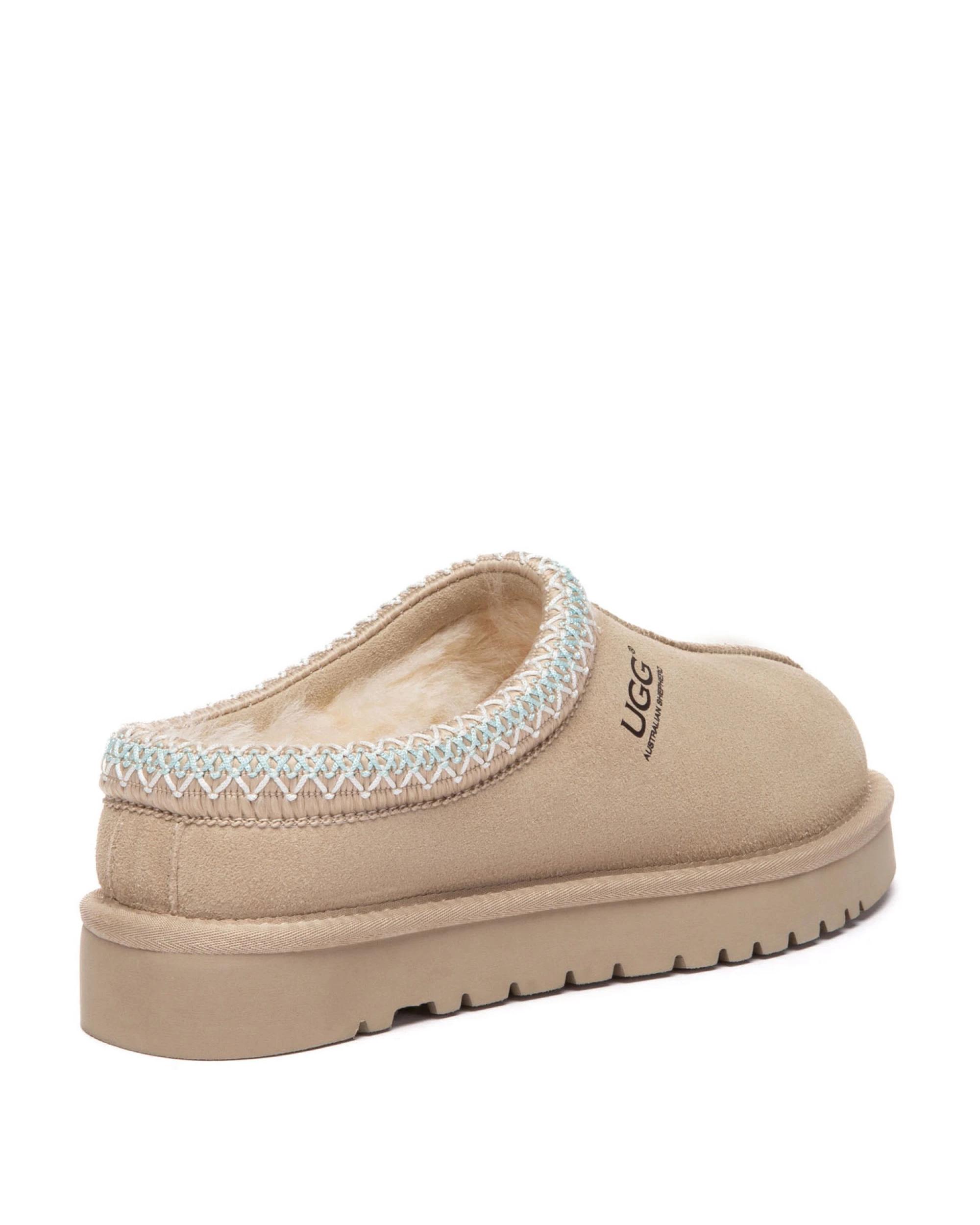 3 Australian Shepherd UGG Tazzy Tay Slippers SAND/AQUA, 3 of 5