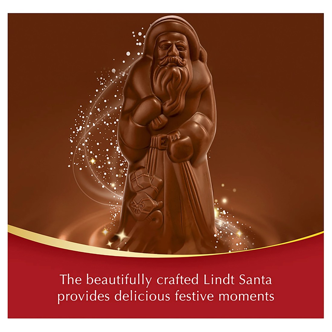 7 Lindt Mini Milk Chocolate Santa Bag 80g, 7 of 8