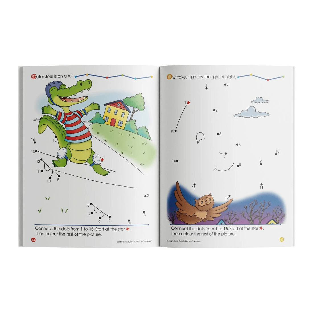 3 School Zone Activity Zone Dot-to-Dot, 3 of 4