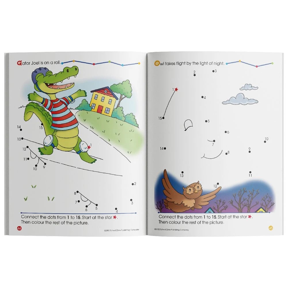 3 School Zone Activity Zone Dot-to-Dot, 3 of 4