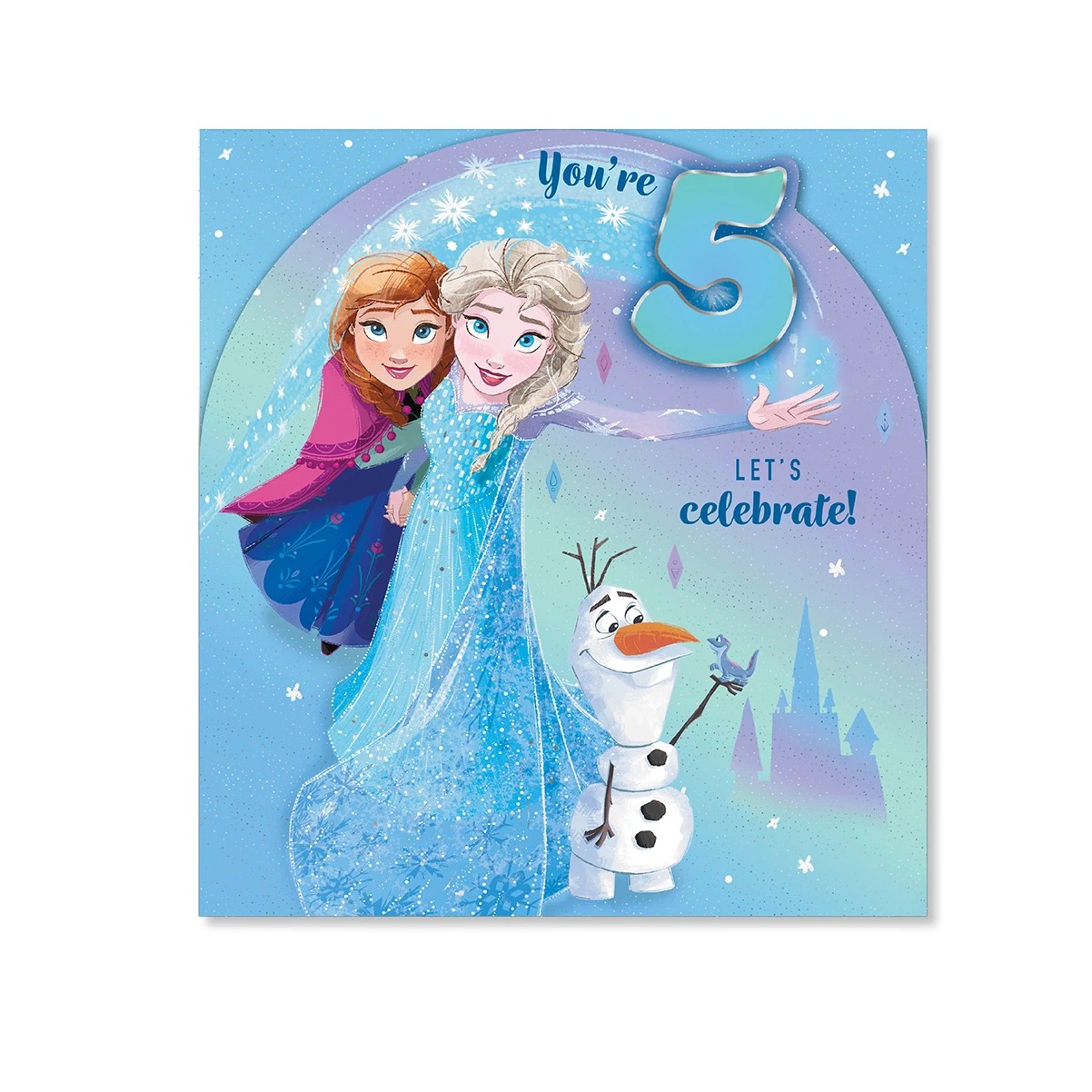 3 Hallmark 5th Birthday Card - Frozen, 3 of 3
