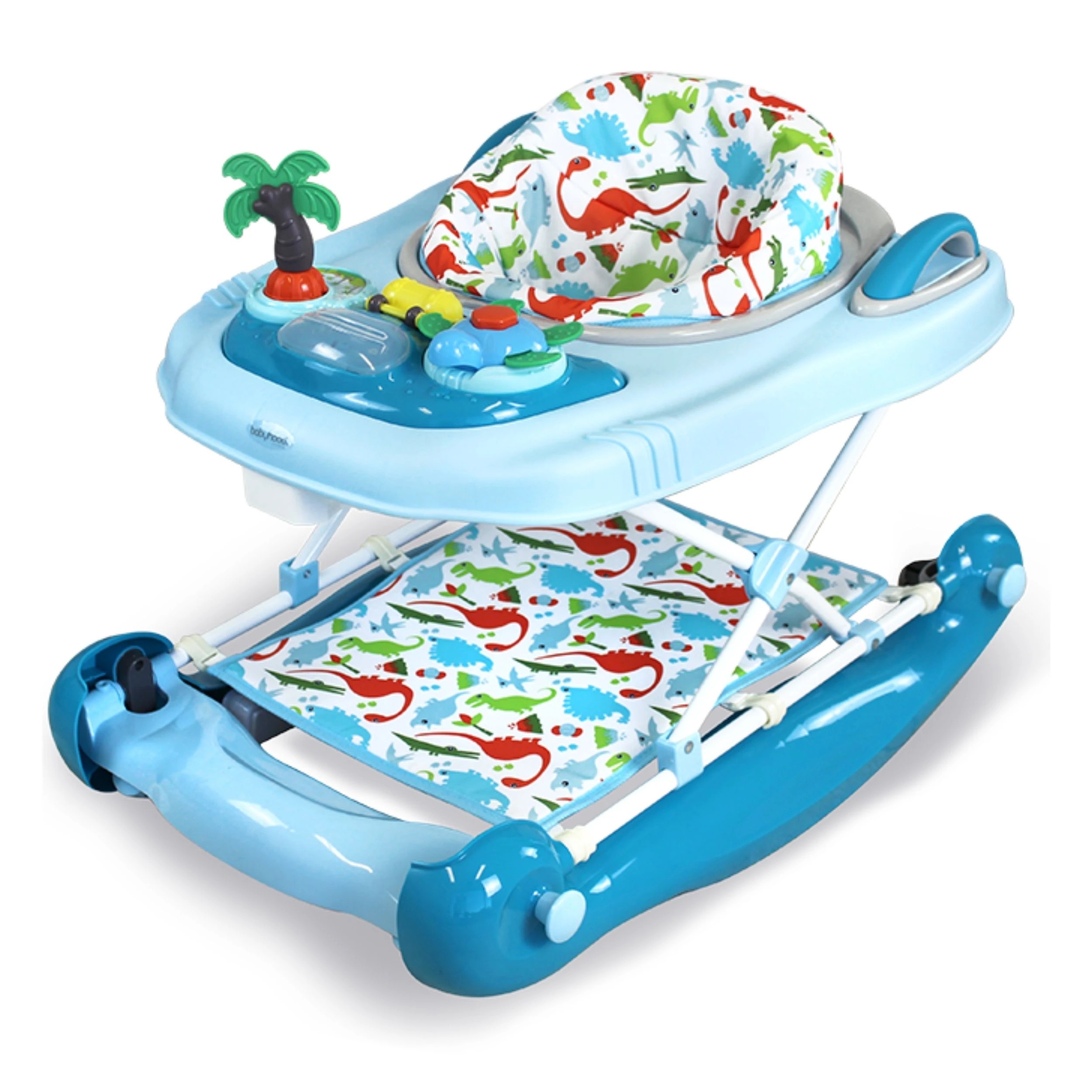 1 Babyhood Diddlee Doo Walker Rocker 3 in 1 - Turquoise, 1 of 4