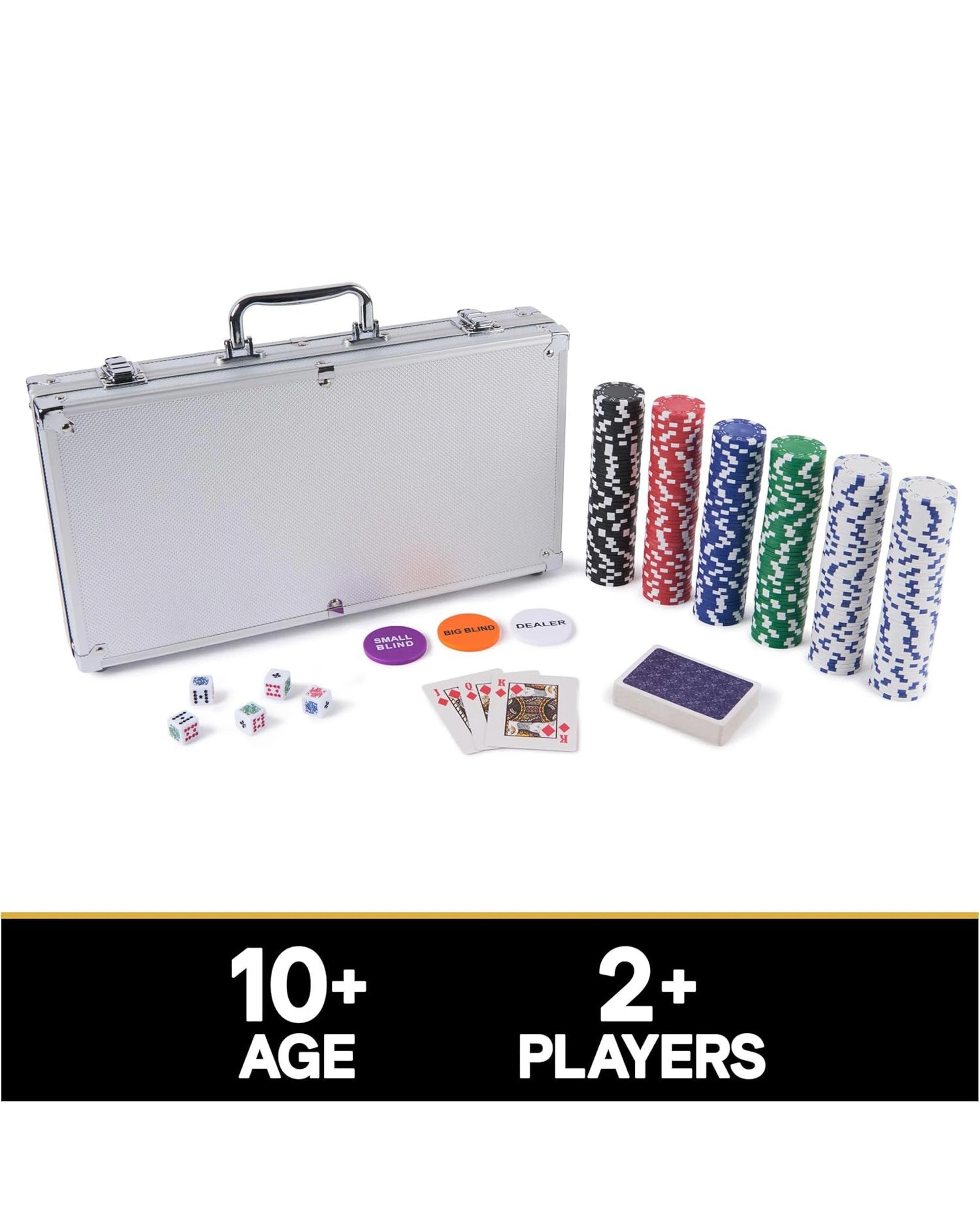 8 Cardinal Classic 11.5GM 300 Piece Professional Poker Set, 8 of 8