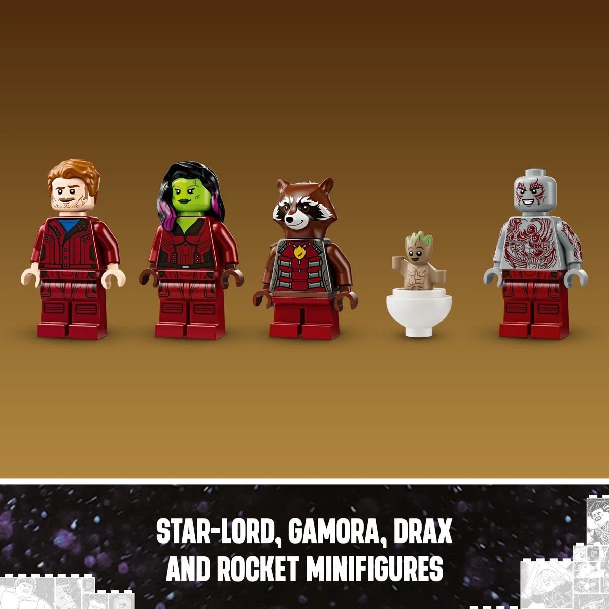 8 LEGO Marvel Guardians of the Galaxy: The Milano Spaceship 76286, 8 of 10