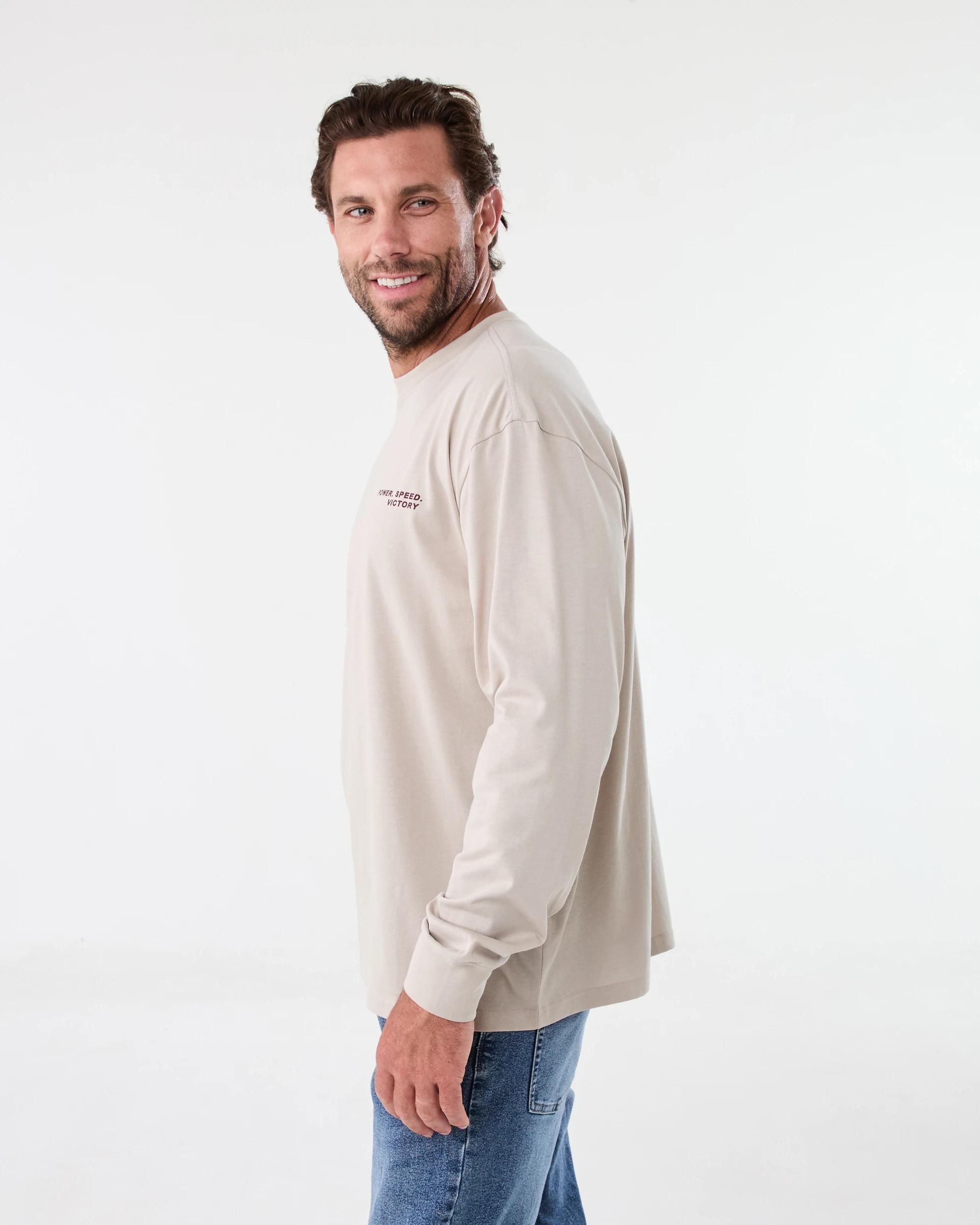 2 Long Sleeve Oversized Graphic T-shirt Bge Lunar, 2 of 7