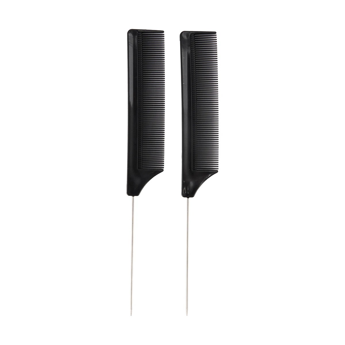 2 OXX Haircare 2 Pack Fine Tooth Metal Tail Comb, 2 of 6