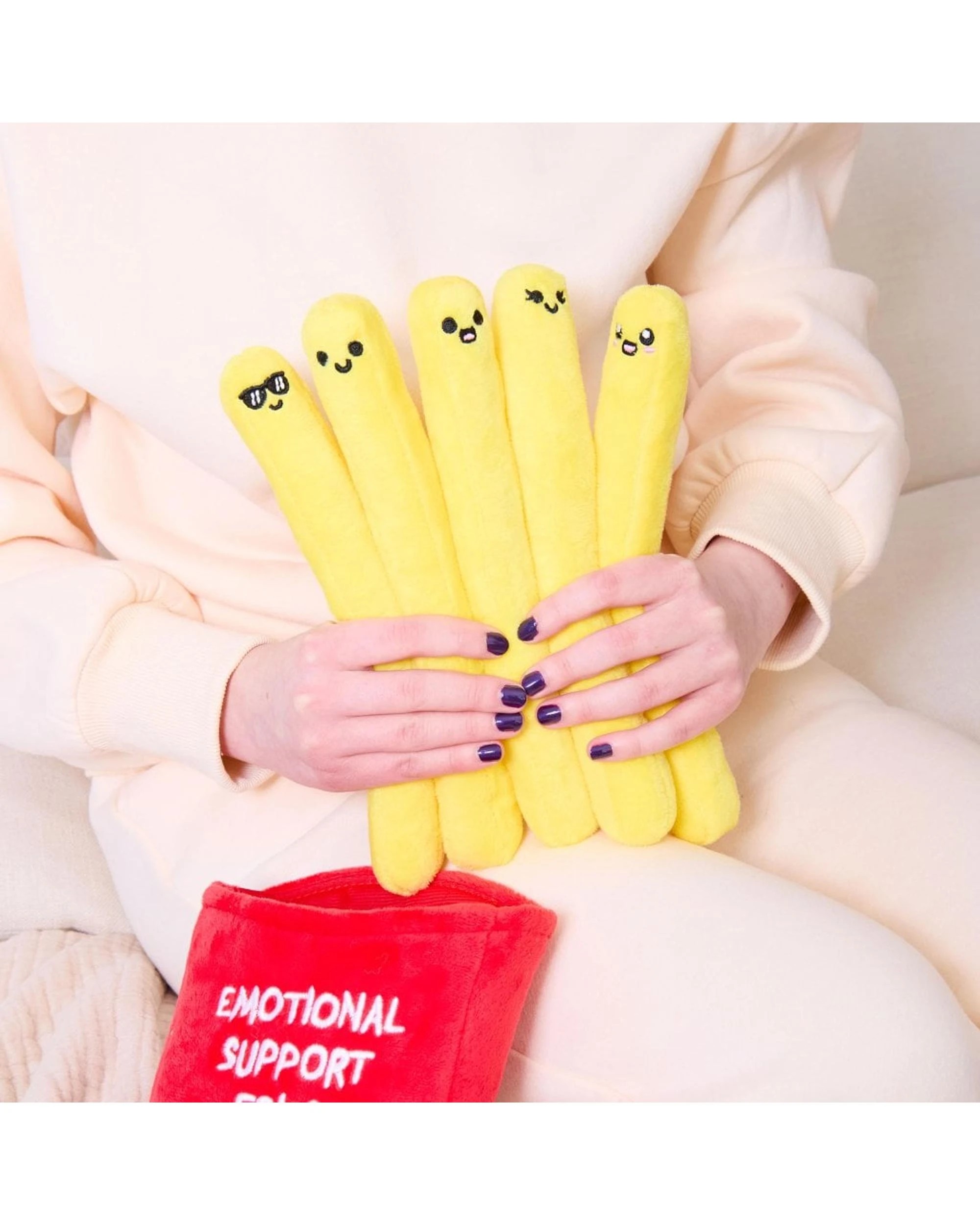 9 Emotional Support Fries Plush Set - Refresh, 9 of 9