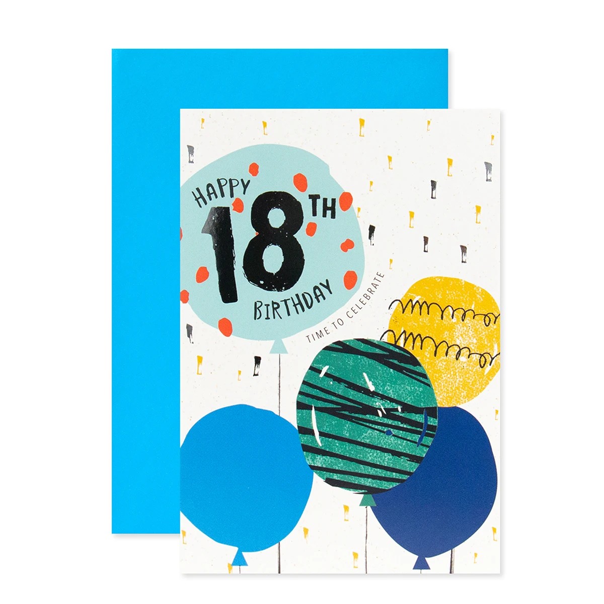 1 Connections from Hallmark 18th Birthday Card - Time to Celebrate, 1 of 3