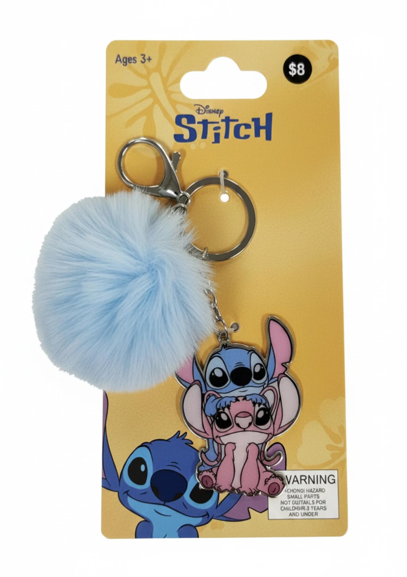 1 Disney Stitch & Angel License Pom Pom Bag Charm Stitch, 1 of 2